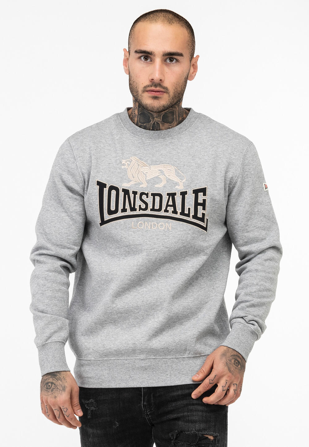 Klasyczna bluza z okrągłym dekoltem Lonsdale Lawins