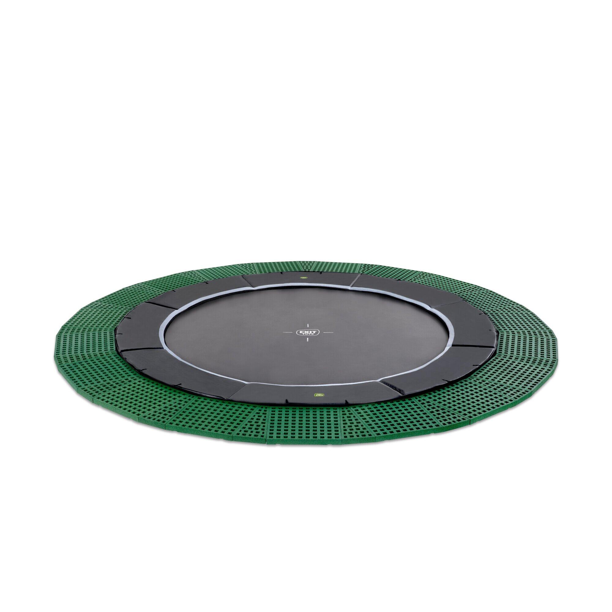 Trampolina naziemna Dynamic z płytkami zabezpieczającą Freezone ø366