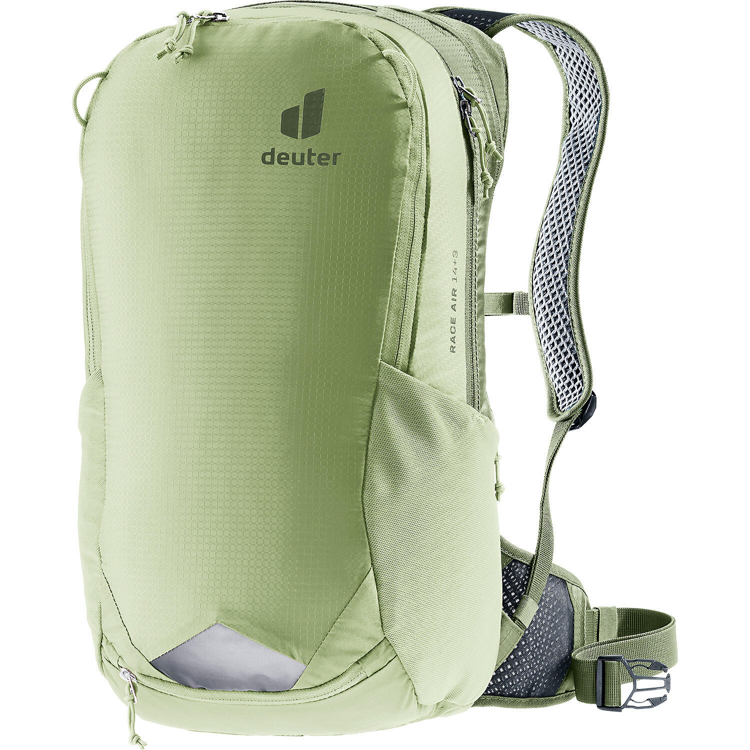 Plecak rowerowy Deuter Race Air 14 + 3 - mineral/grove