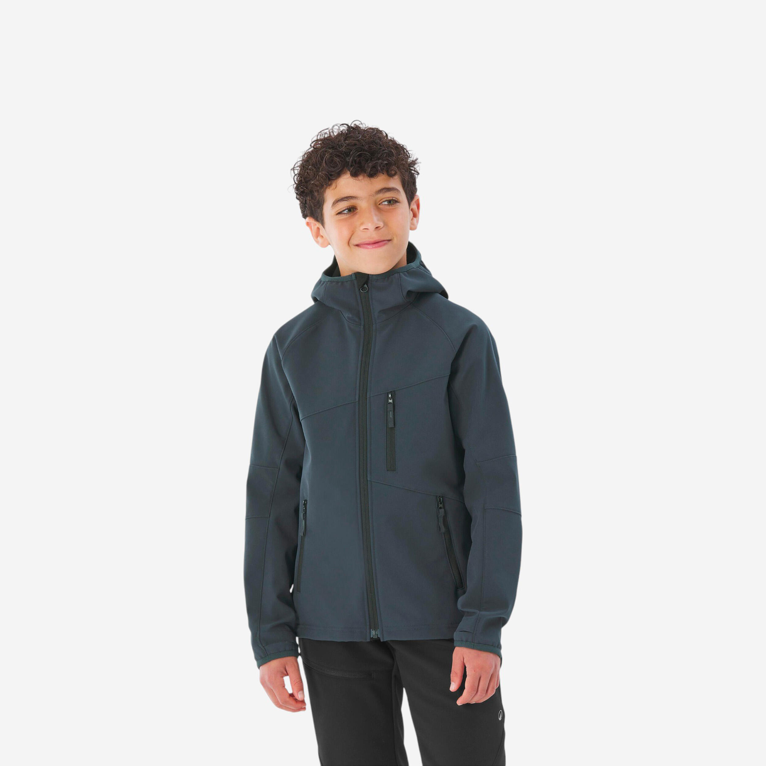 Kurtka softshell turystyczna dla dzieci Quechua MH900
