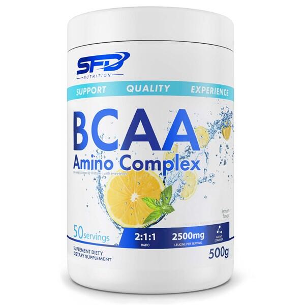 Aminokwasy BCAA AMINO COMPLEX 500g Truskawka