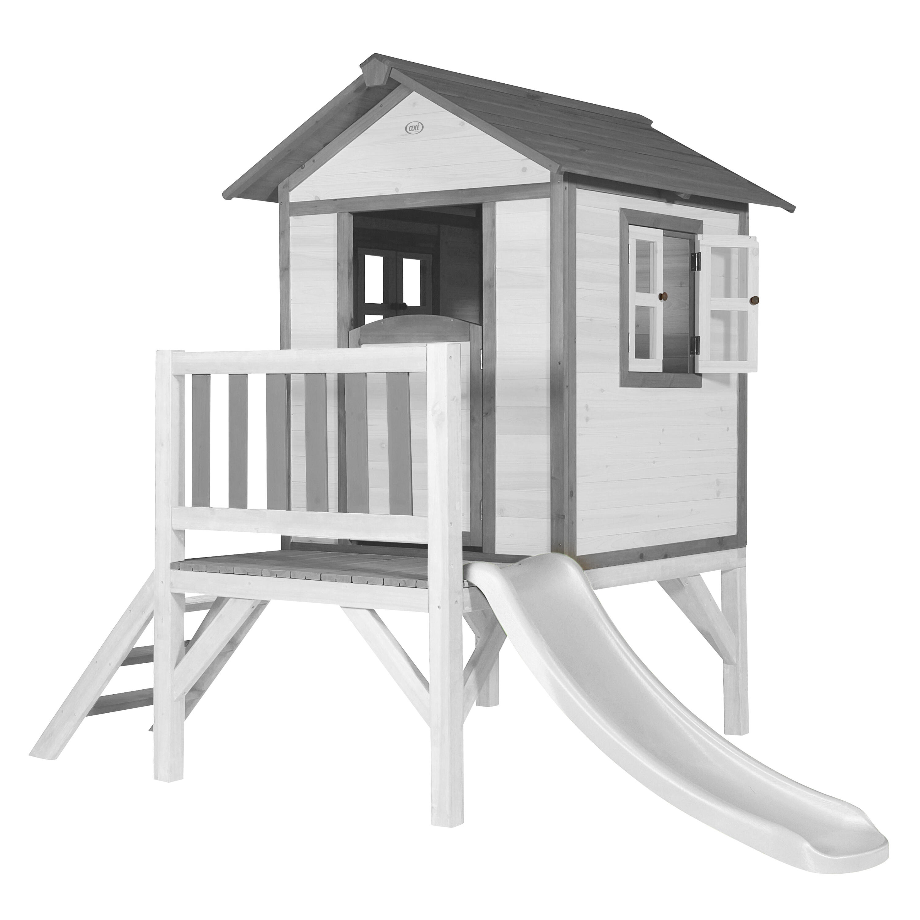 Domek dla dzieci AXI Beach Lodge XL, zjeżdżalnia, drewno FSC