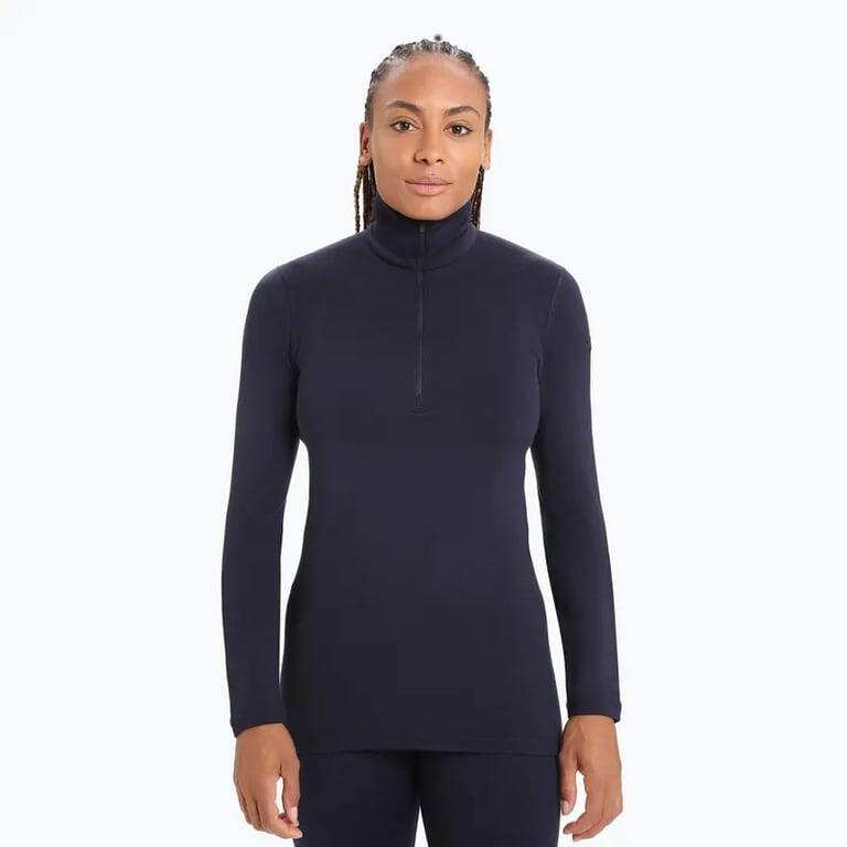 ICEBREAKER Koszulka damska 260 Tech LS Half Zip Midnight Navy-S