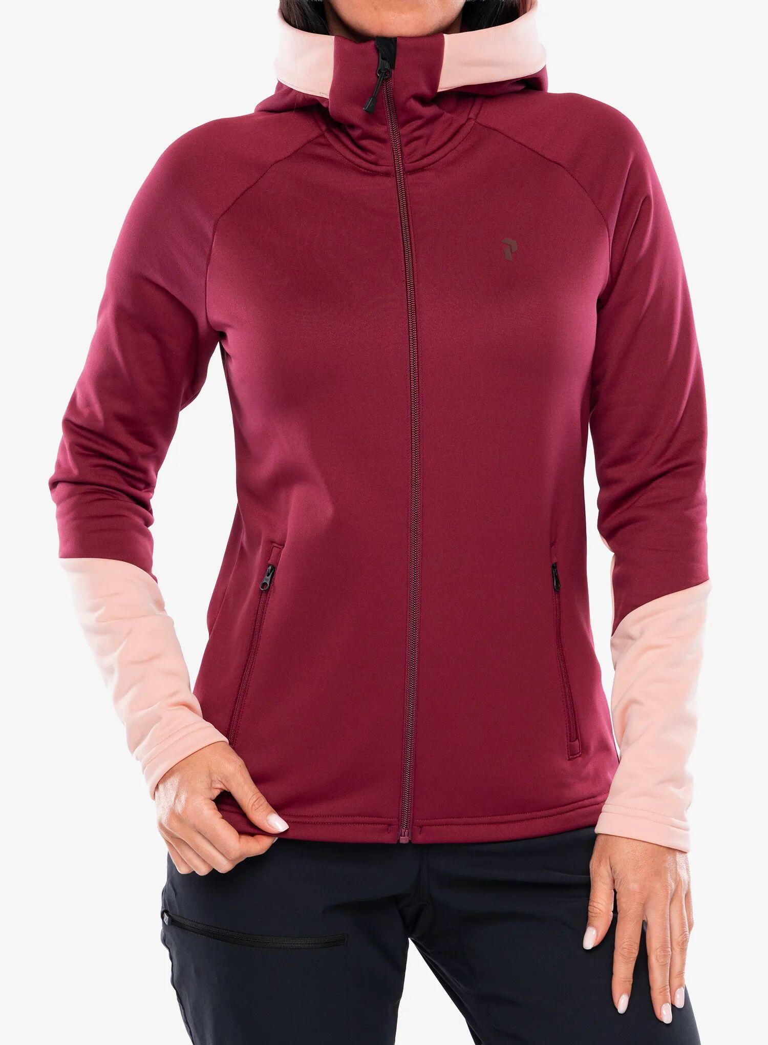 Bluza z kapturem damska Peak Performance Rider Essentials Zip Hood