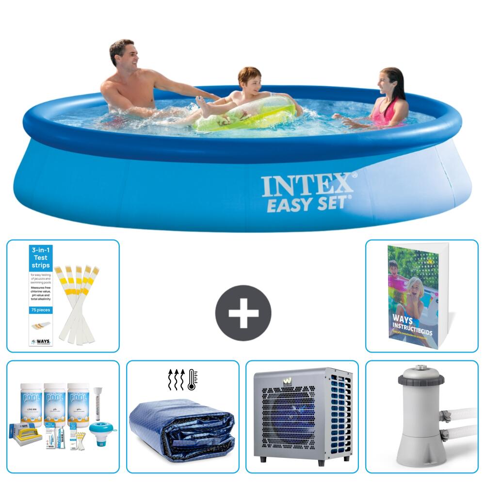 INTEX Basen Easy Set Okrągły - 366x76 cm - 7-częściowy S128