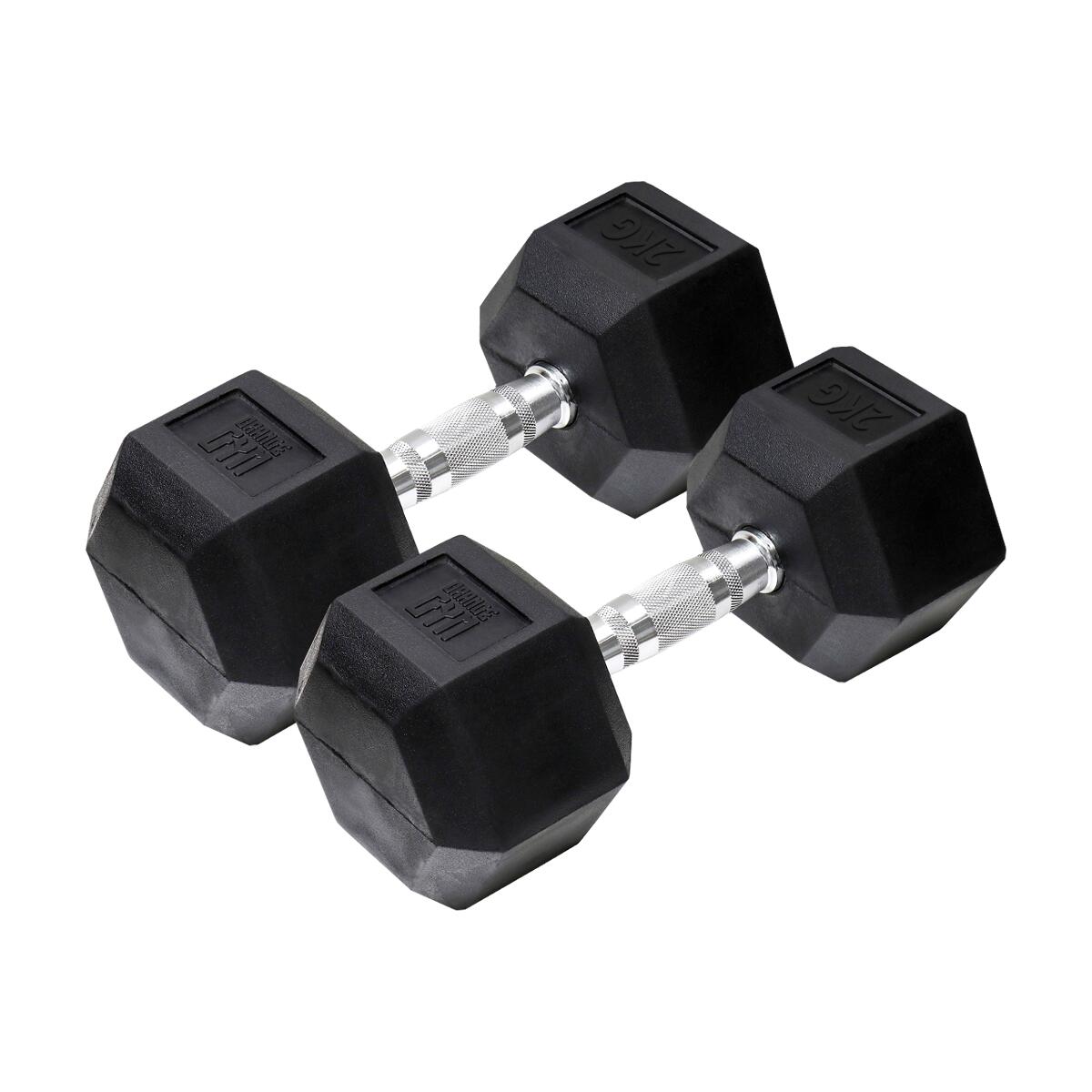 Orange Gym – Hantle sześciokątne – 2 kg – Zestaw 2 szt