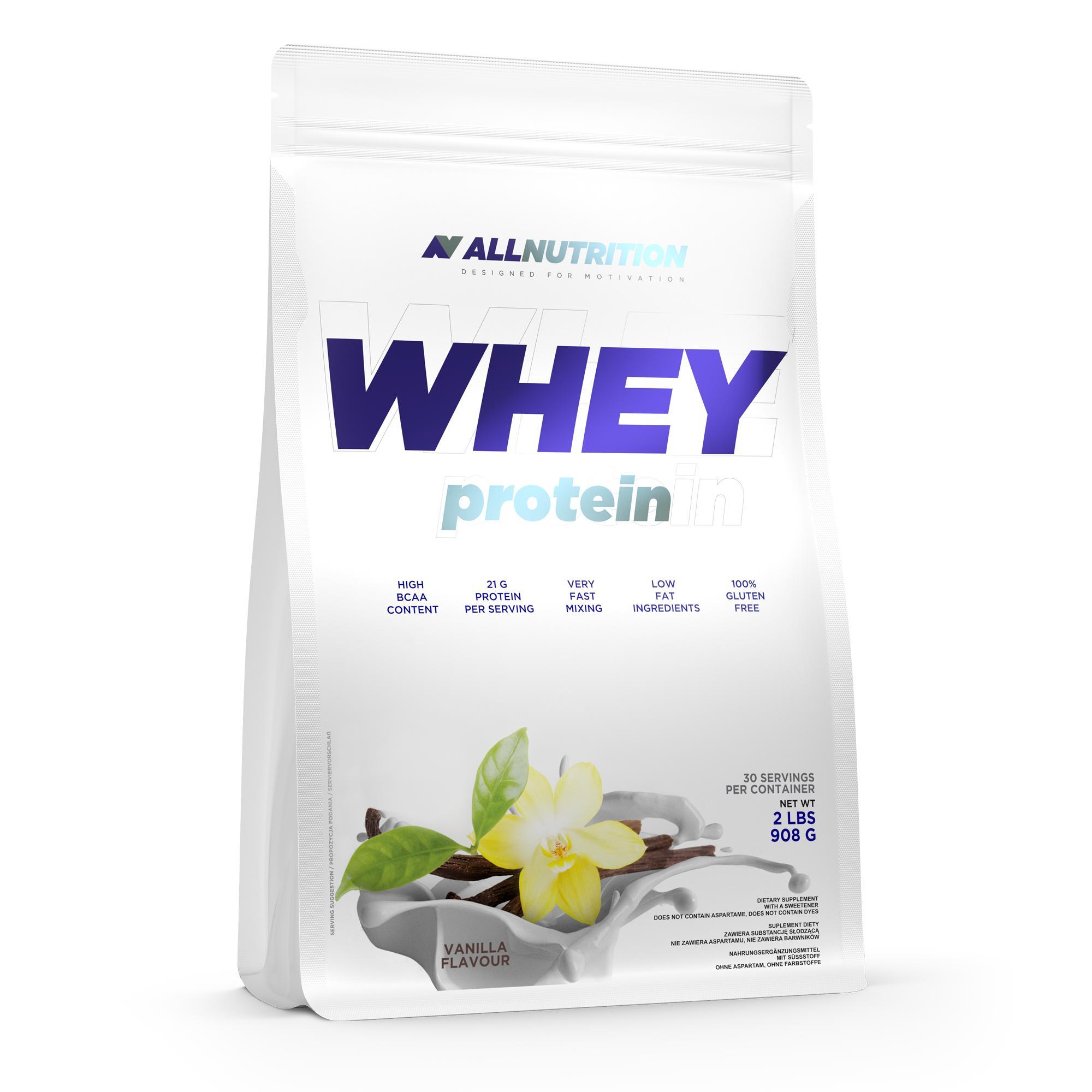 Фото - Протеїн AllNutrition Odżywka białkowa Whey Protein Vanilla 908g 