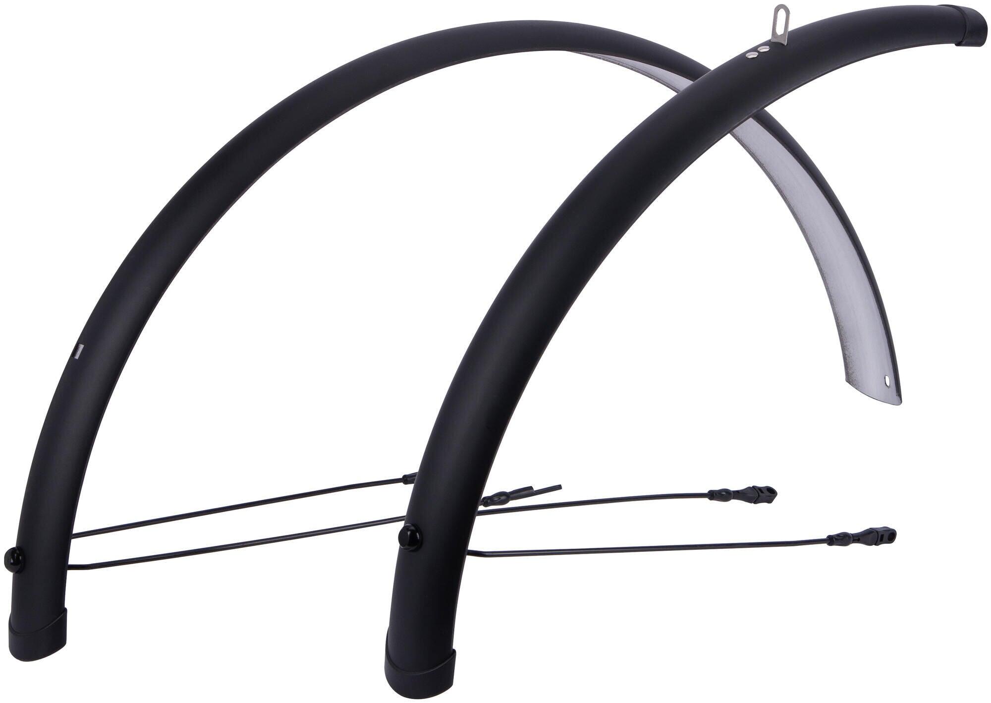 Zestaw błotników CONTEC Splash Protect 24 54 mm czarny mat