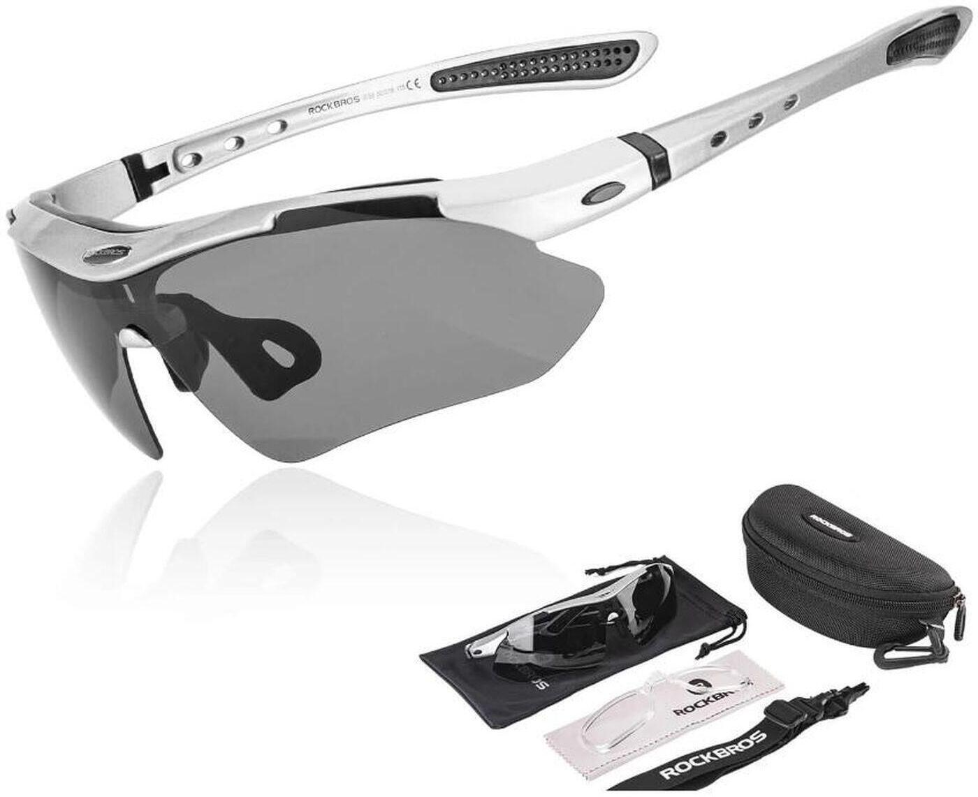 Uniseksowe okulary sportowe z polaryzacją ROCKBROS