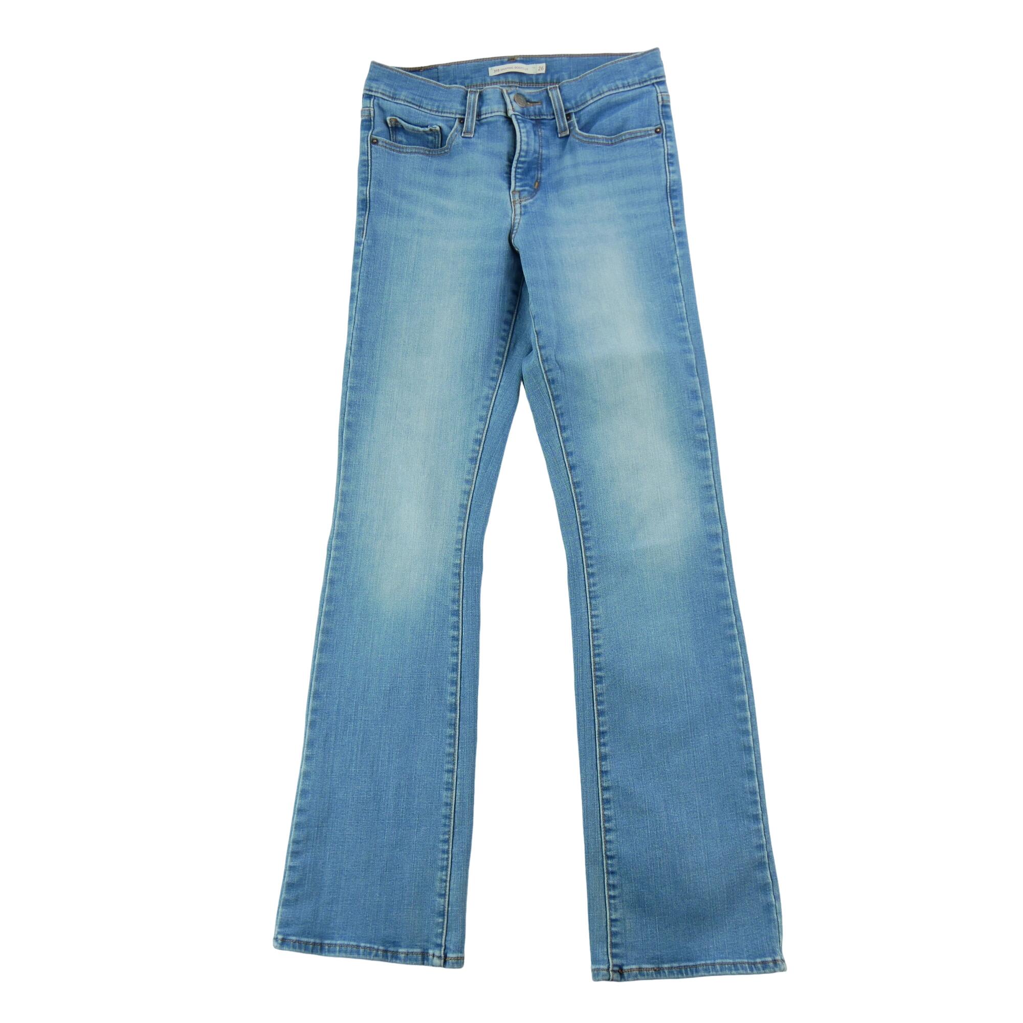 Second life - Levi Strauss damskie spodnie 315 bootcut shaping - Jak nowy