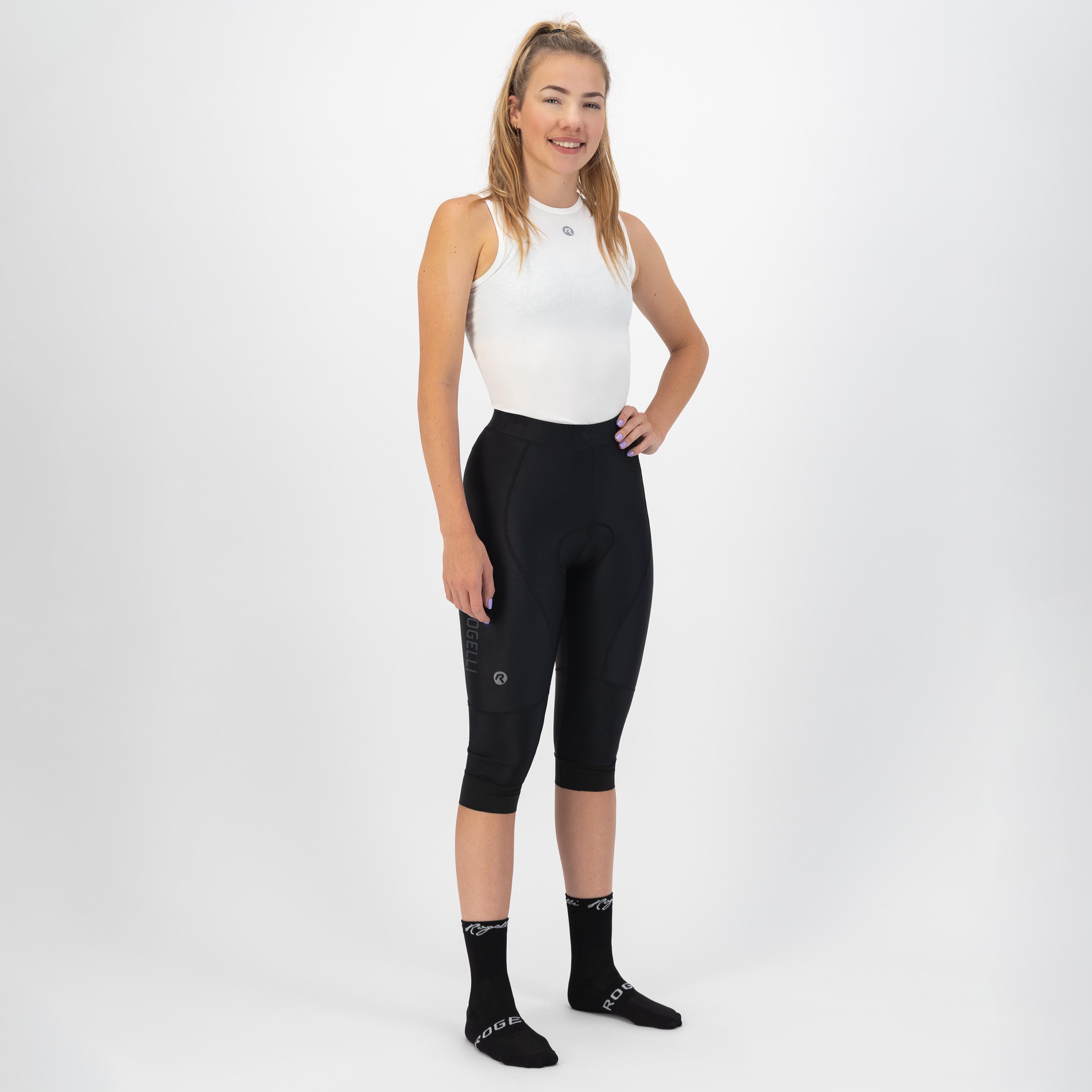 Spodenki rowerowe 3/4 damskie Rogelli Essential II