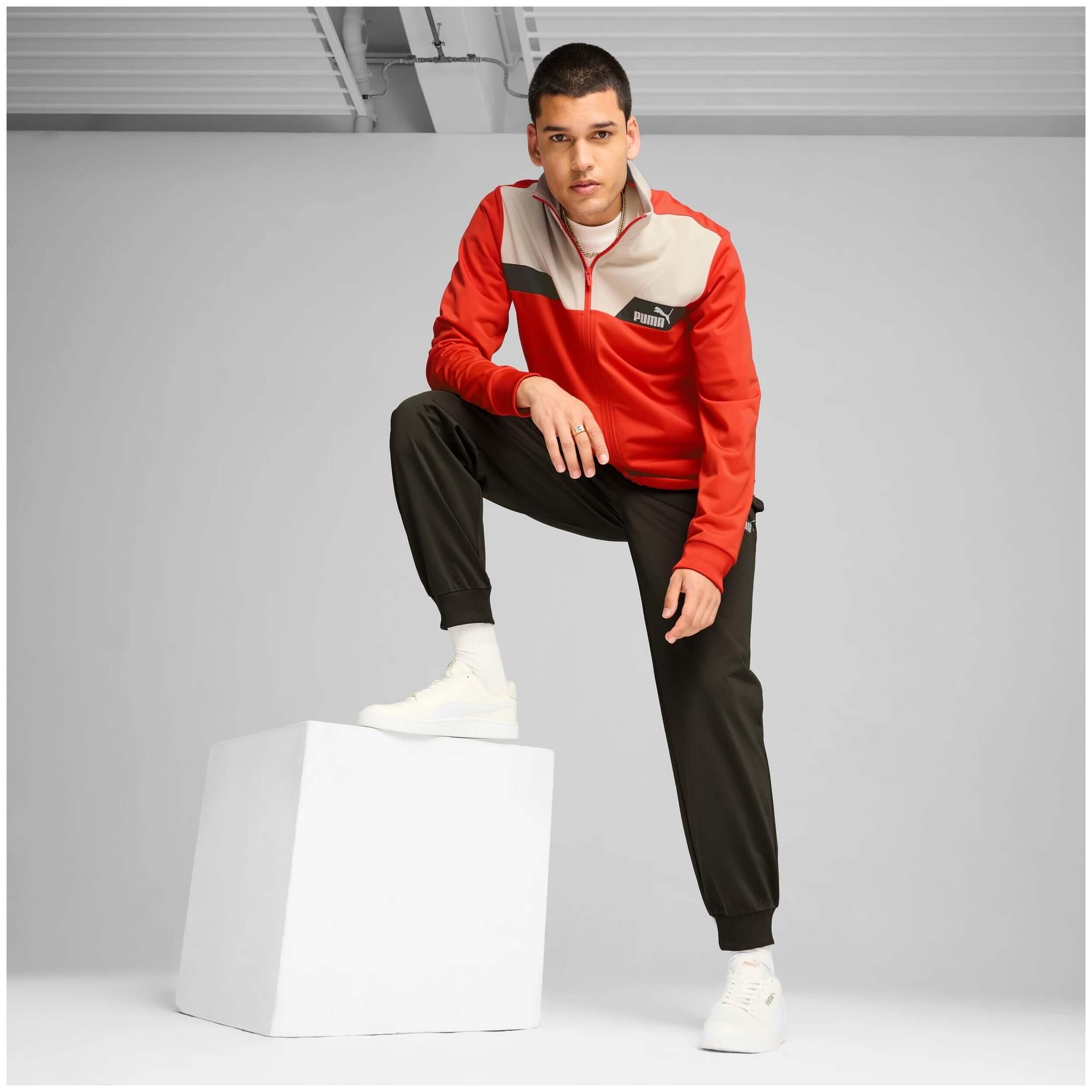 Męski dres POWER PUMA Redmazing Red