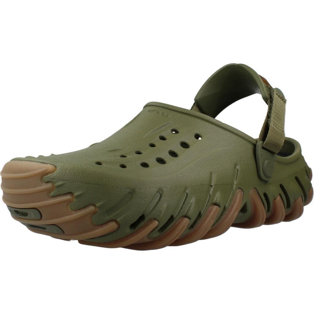 Sandały CROCS SANDALIA ECHO GUM RO CLOG Zielony