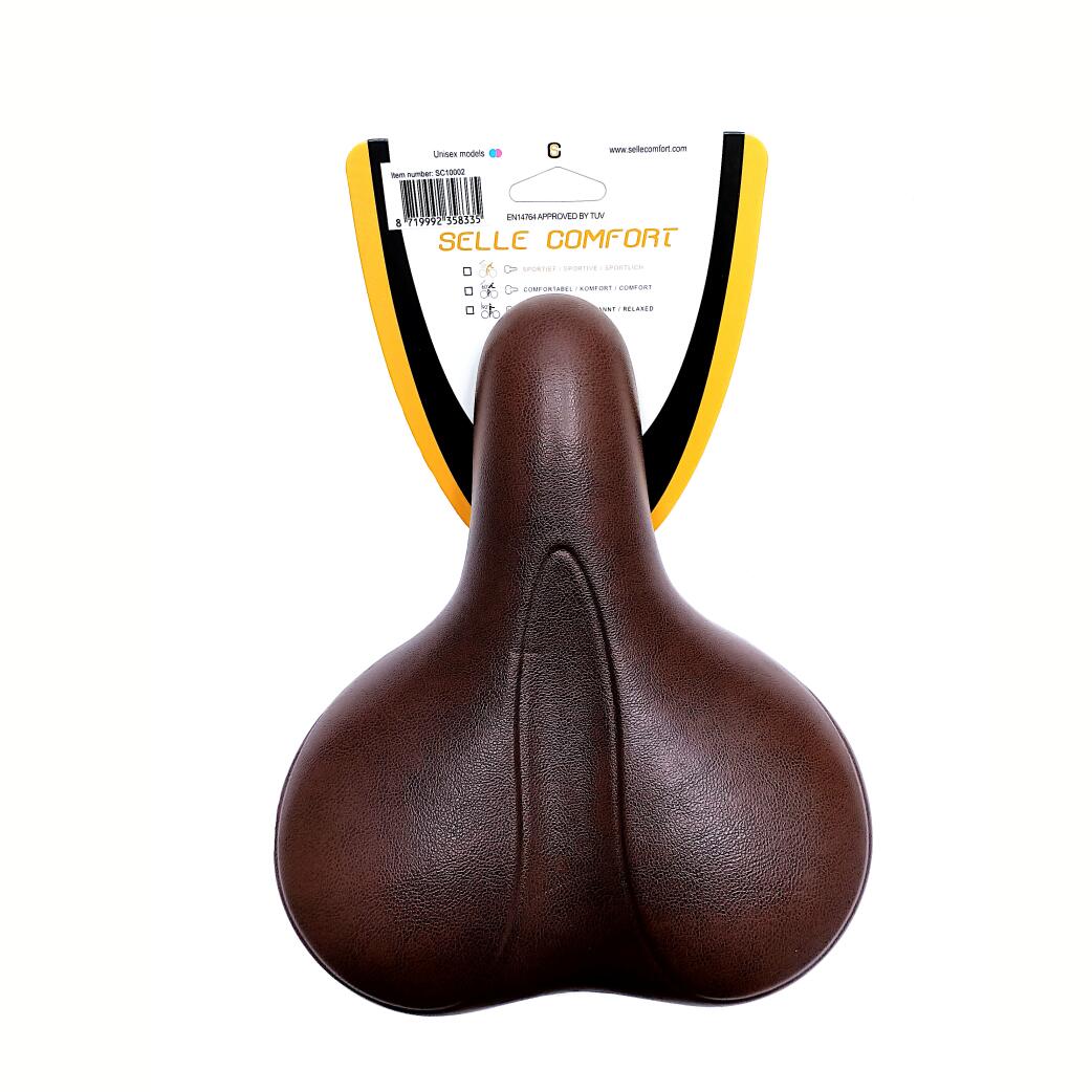 Selle Comfort siodło E-Bike soft brąz 250 x 230 mm bez paska