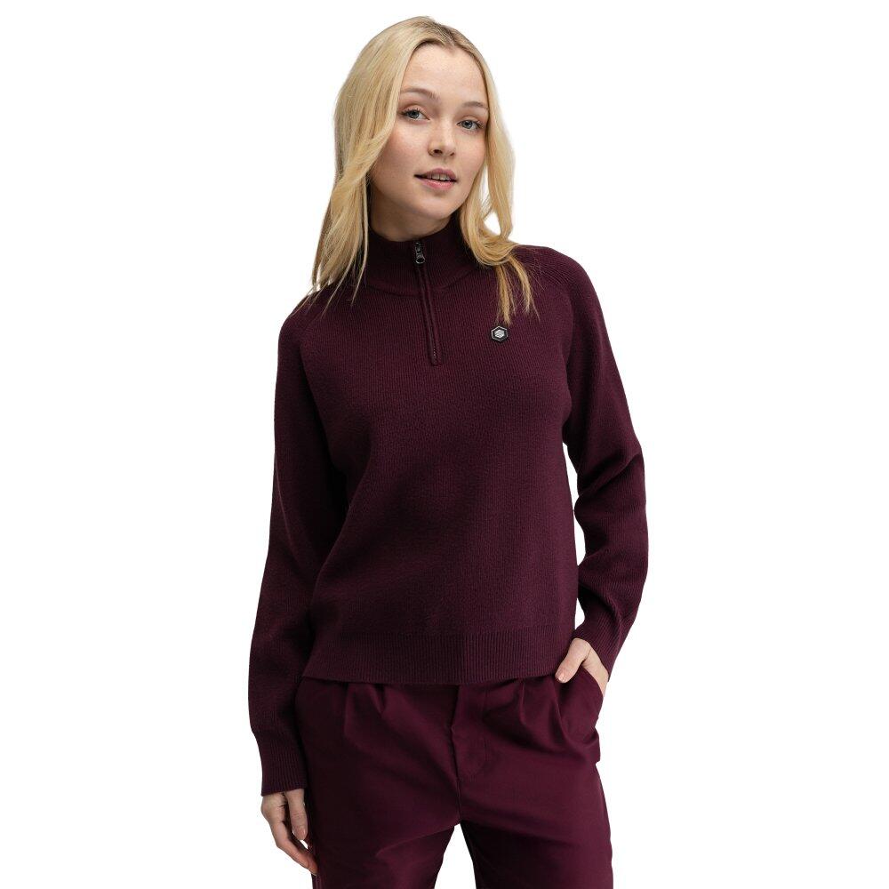 Damski sweter golfowy Siroko Fade-W Cherry