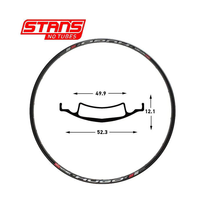 STANS NOTUBES Obręcz Hugo 27,5 (650B) 32H Czarna