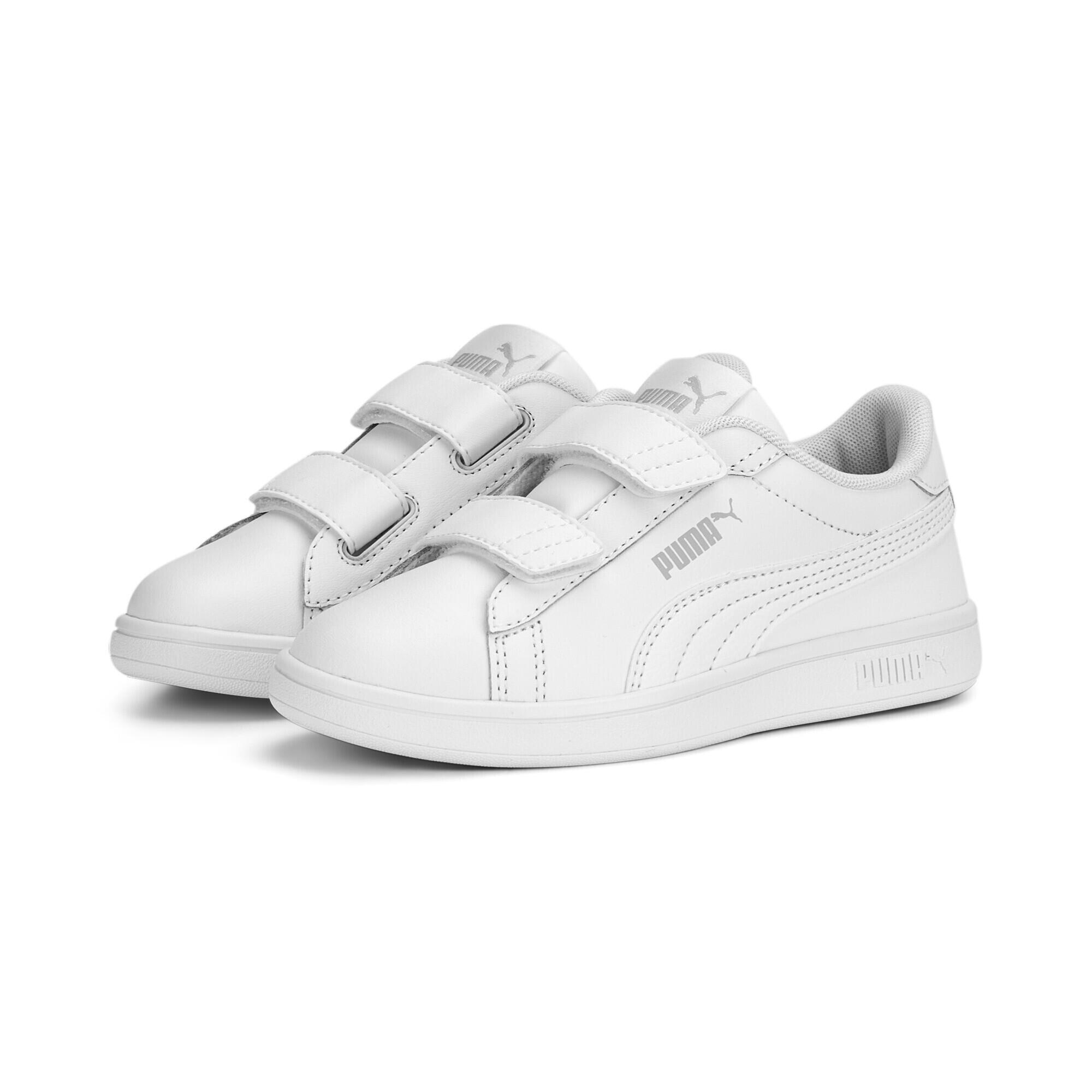 Dziecięce skórzane sneakersy Smash 3.0 V PUMA