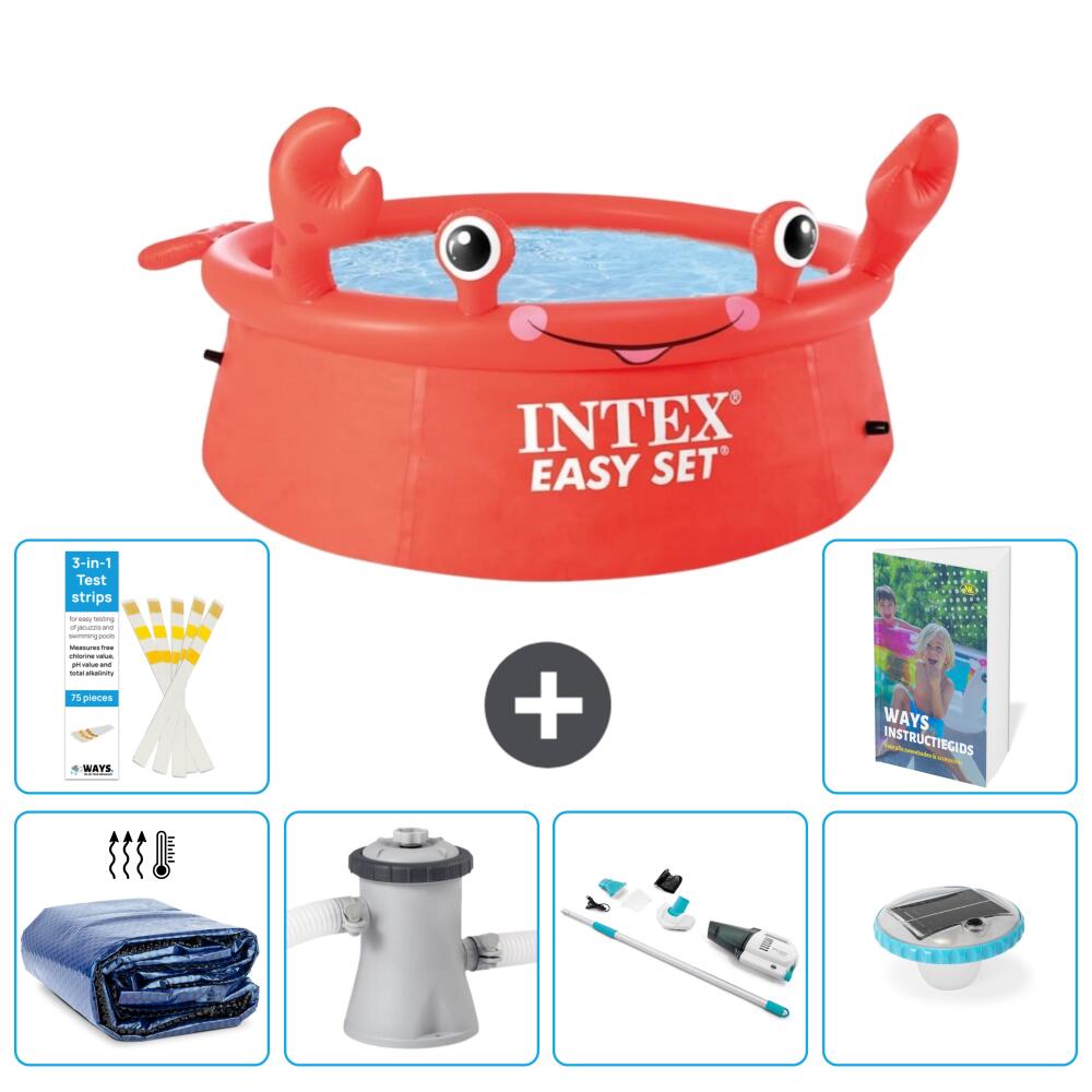 INTEX Basen Easy Set Okrągły - Krab - 183x51 cm - 7-częściowy S81