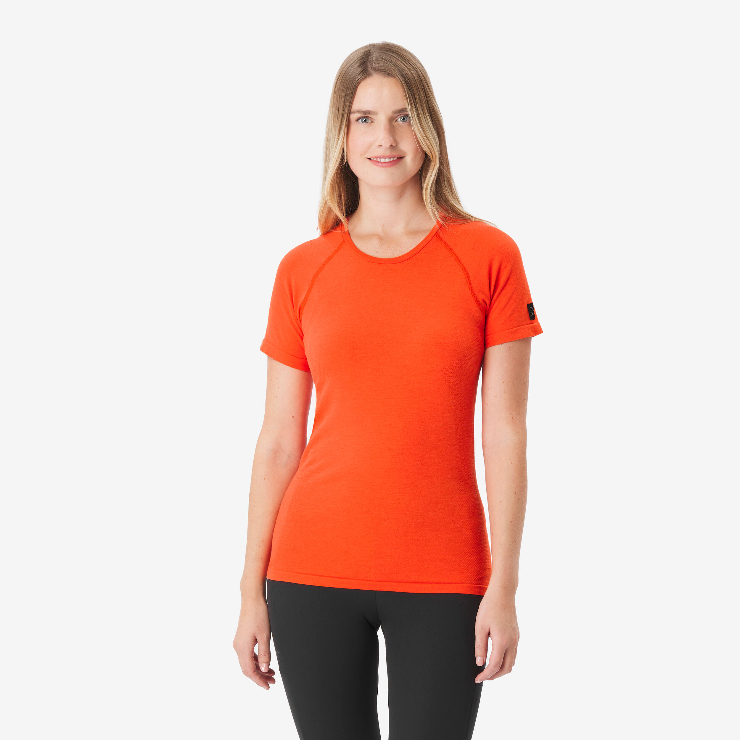 Koszulka damska trekkingowa z krótkim rękawem Merino Seamless