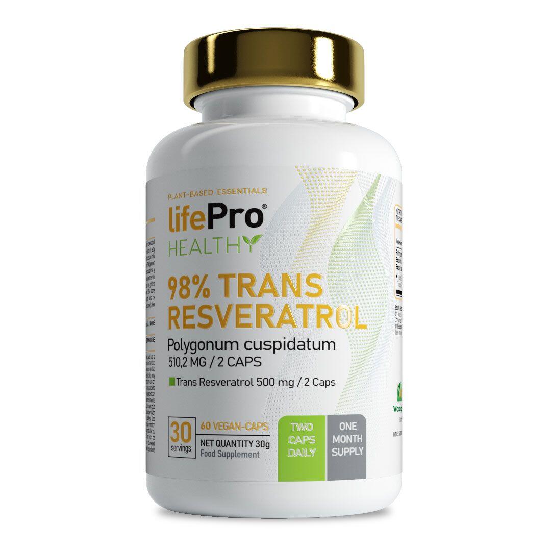 Trans-resweratrol 98% - 60 kapsułek LifePRO