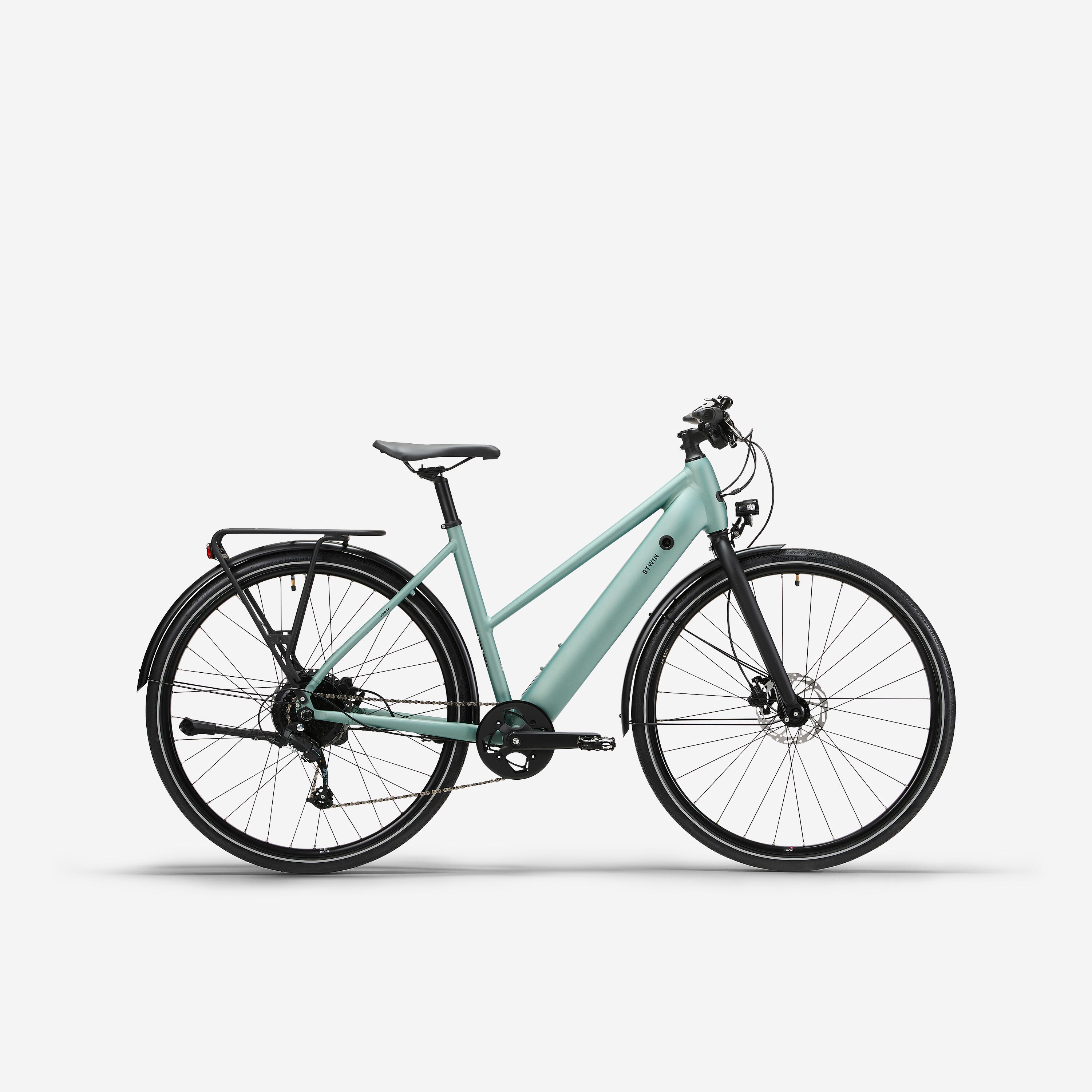Rower elektryczny miejski długodystansowy Elops LD 500E LF niska rama