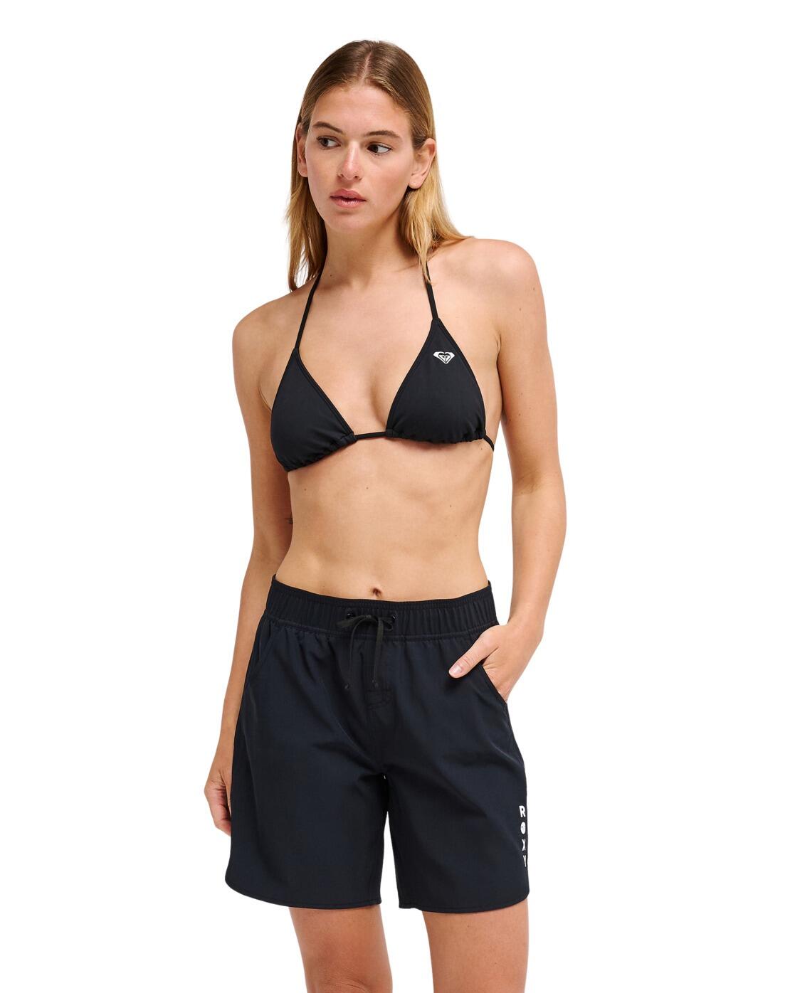 Spodenki boardshort dla Kobiety ROXY WAVE 7 Czarny
