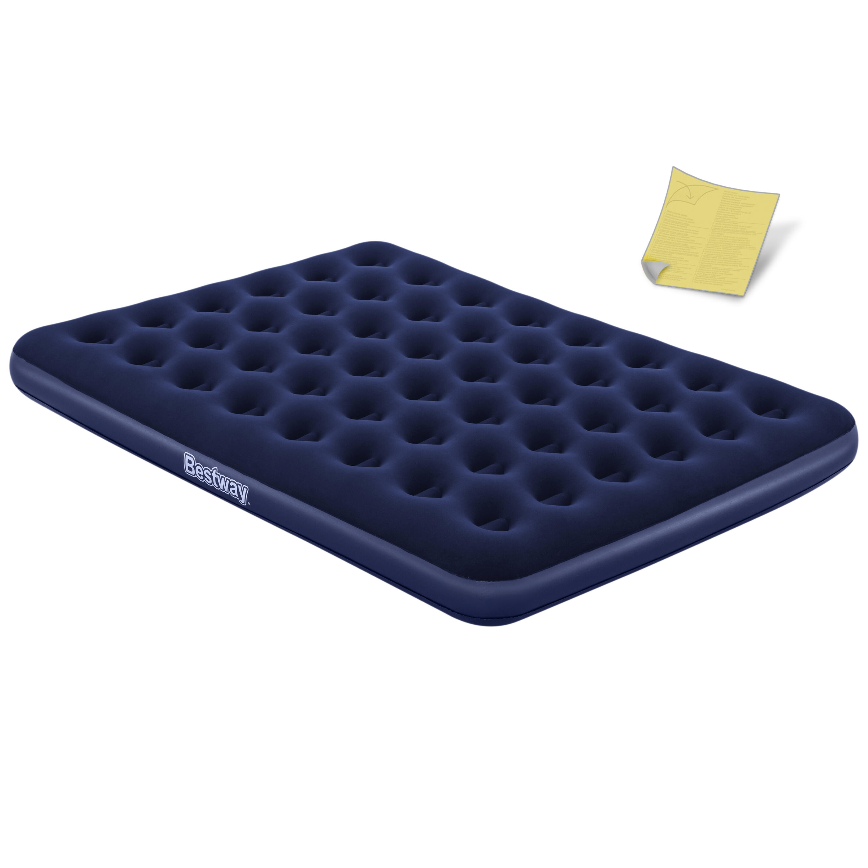 Materac welurowy Queen 203 x 152 x 22 cm 67003