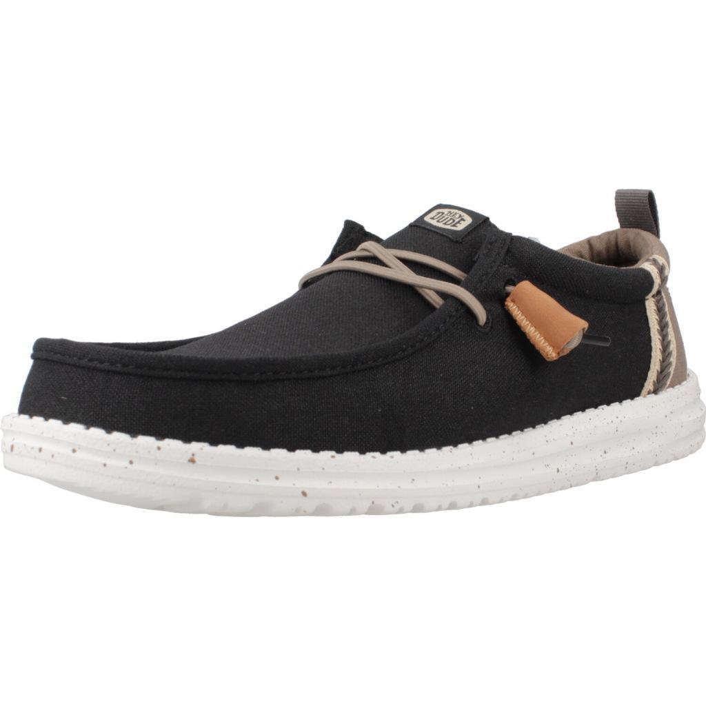 Buty HEY DUDE WALLY SUMMER LINEN Czarny