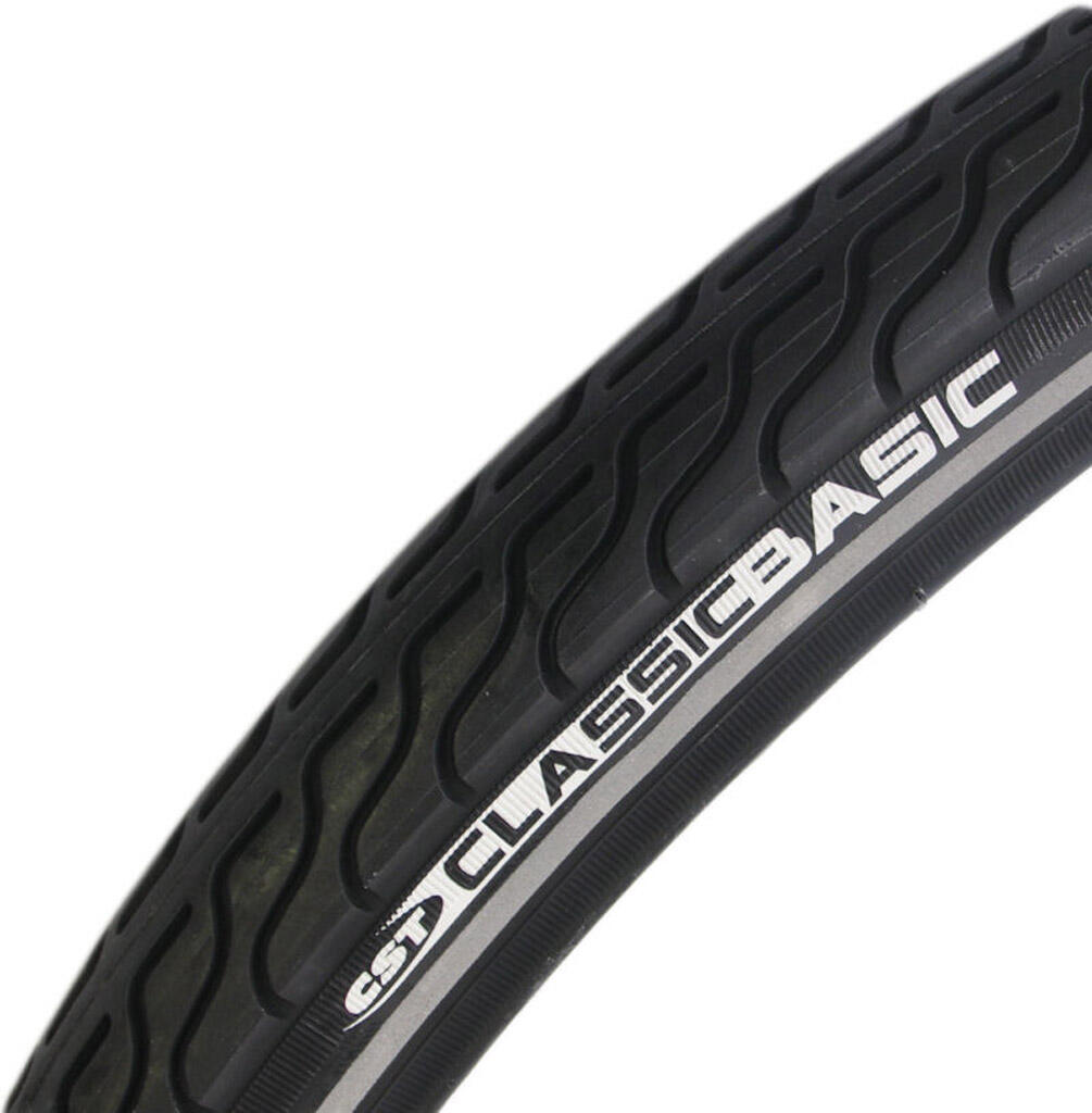 Opona Basic 28 X 1½ / 40-635 Mm - Czarna Z Refleksami