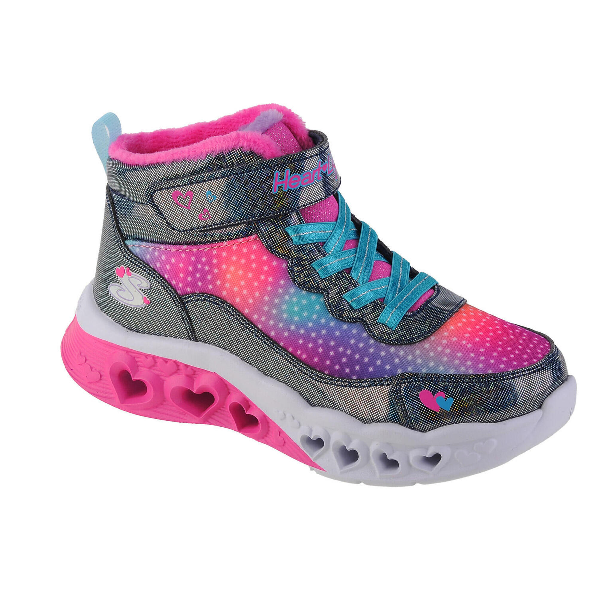 Buty zimowe dziewczęce Flutter Heart Lights - Simple Amor