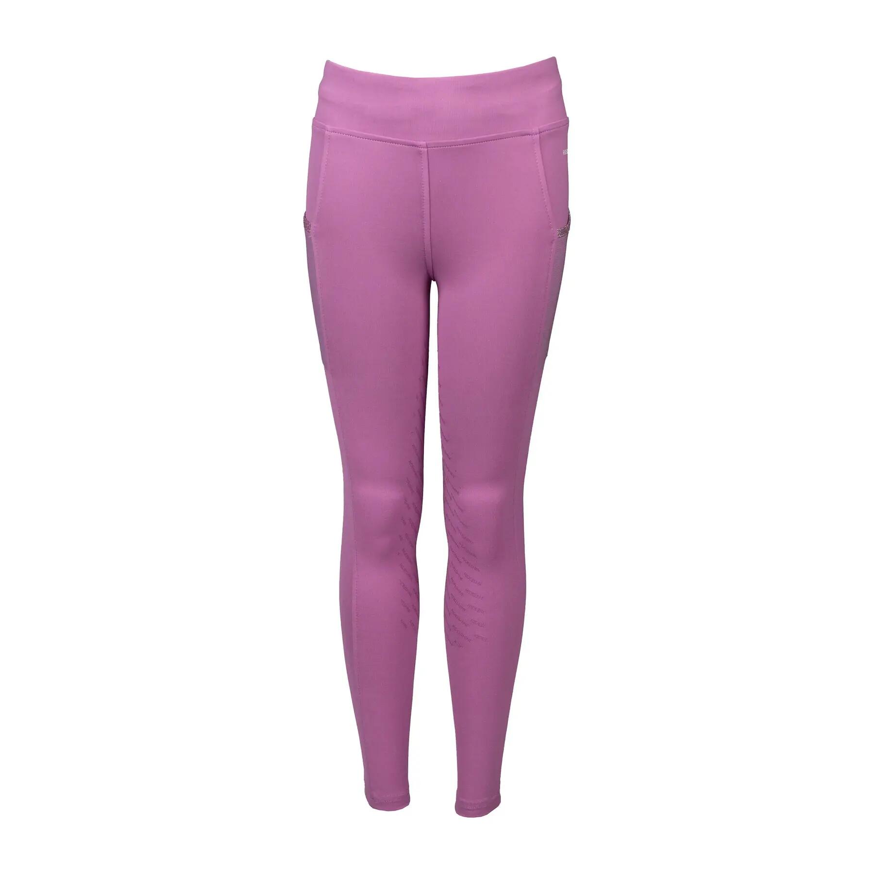 Dziewczęce legginsy jeździeckie Red Horse Mitsu