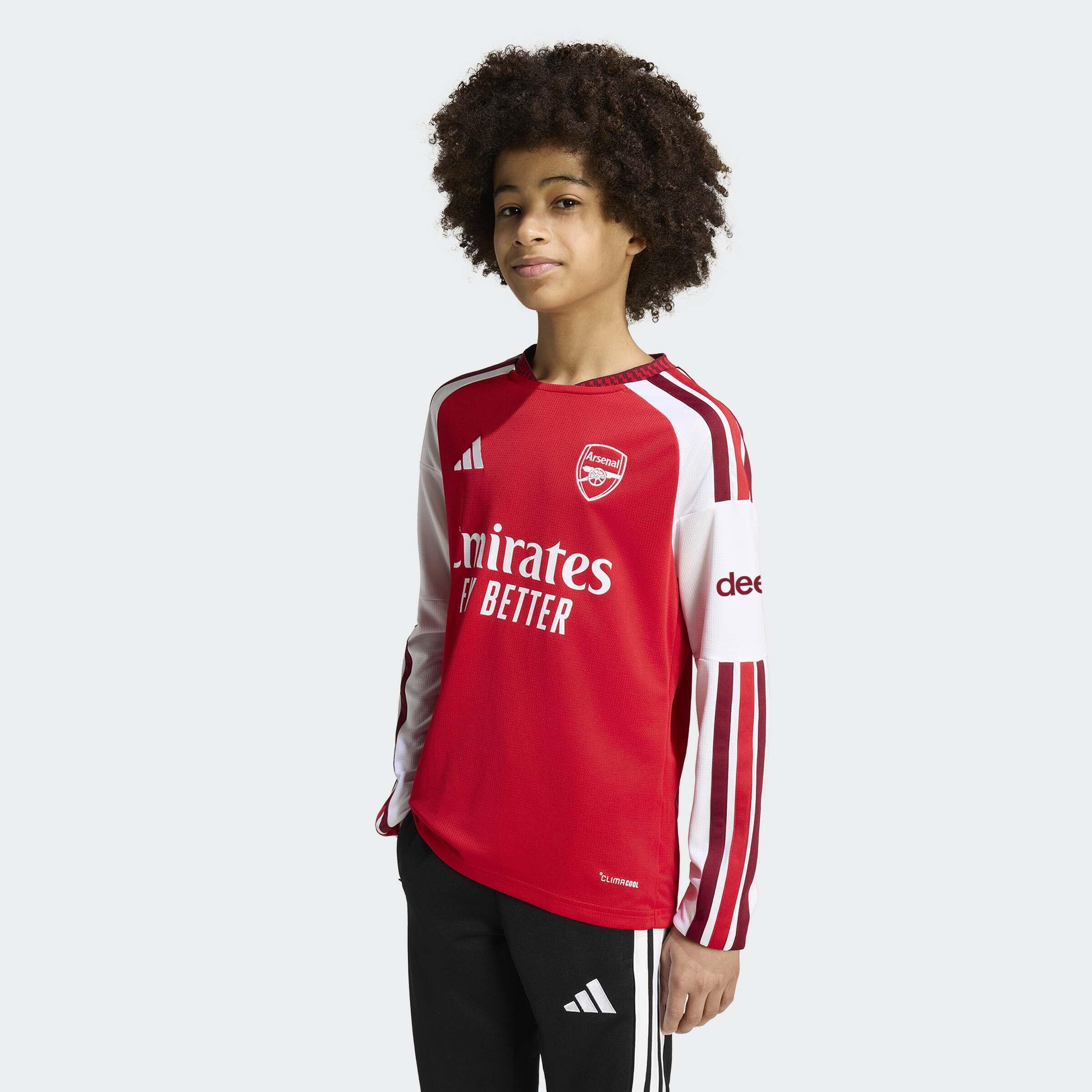 Dziecięca koszulka podstawowa z długim rękawem Arsenal FC 26/27