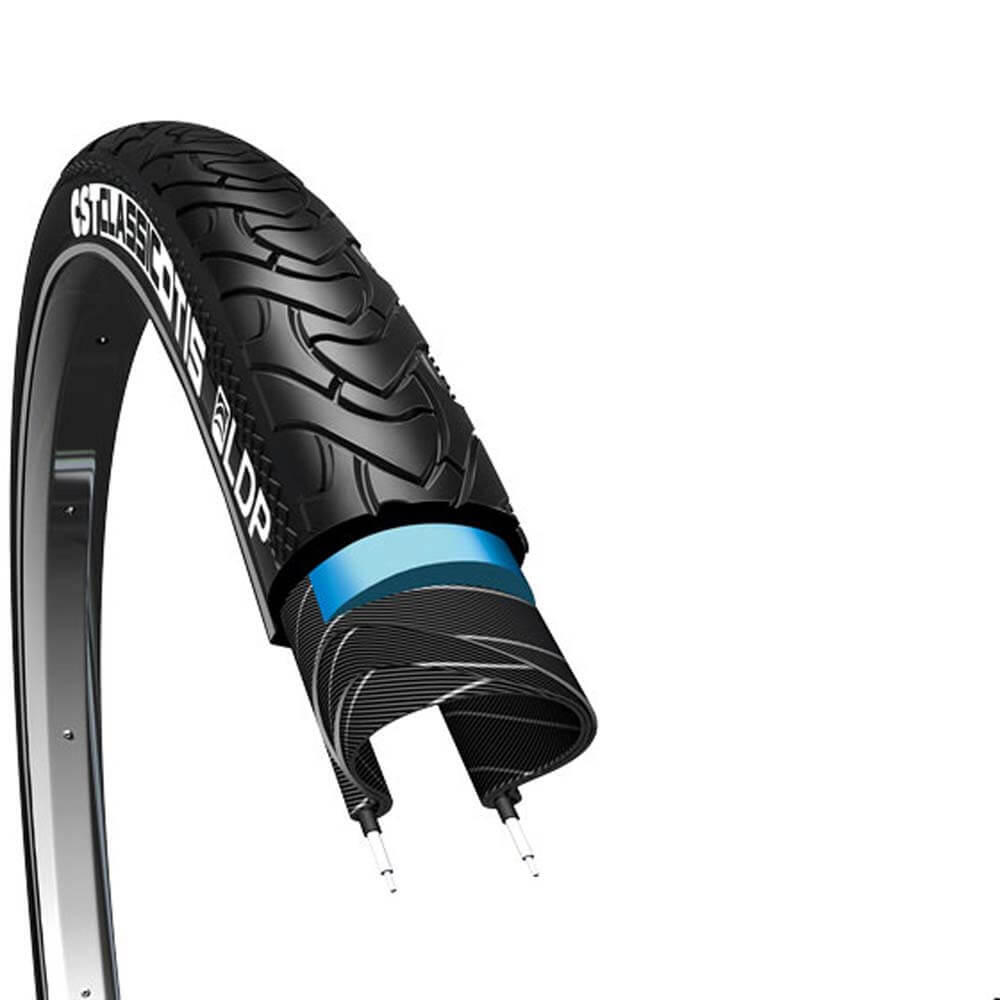 Opona Otis 28 X 1 75 Czarna Z Odblaskowymi Liniami