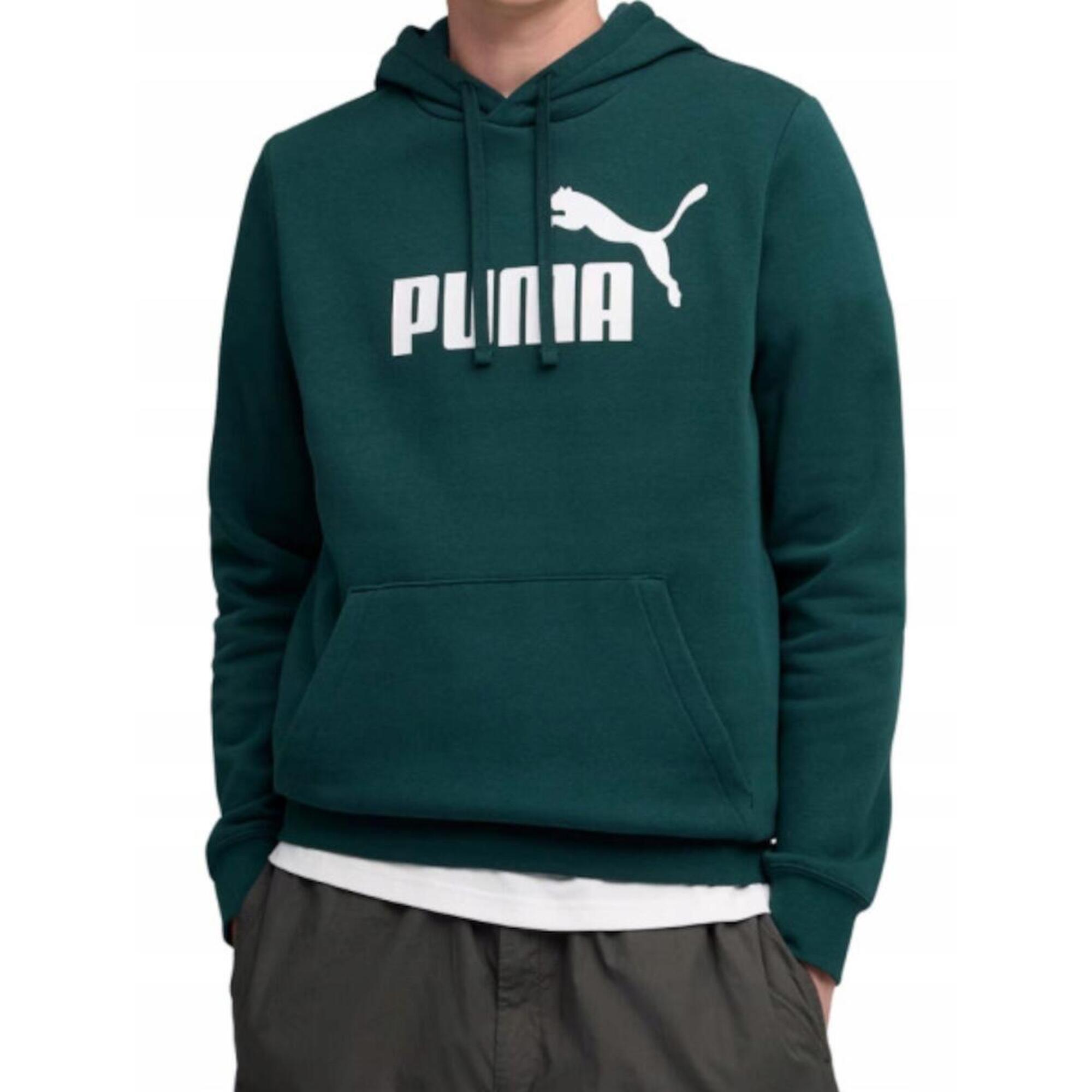 Bluza na co dzień Męska Puma Z Kapturem Kangurka Bawełniana Sportowa Dresy