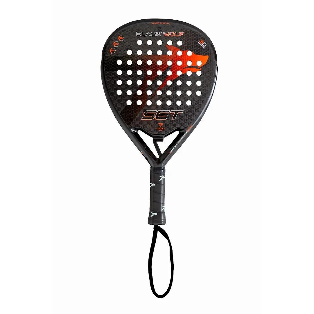 Rakieta do padla Set padel raquettes Black Wolf