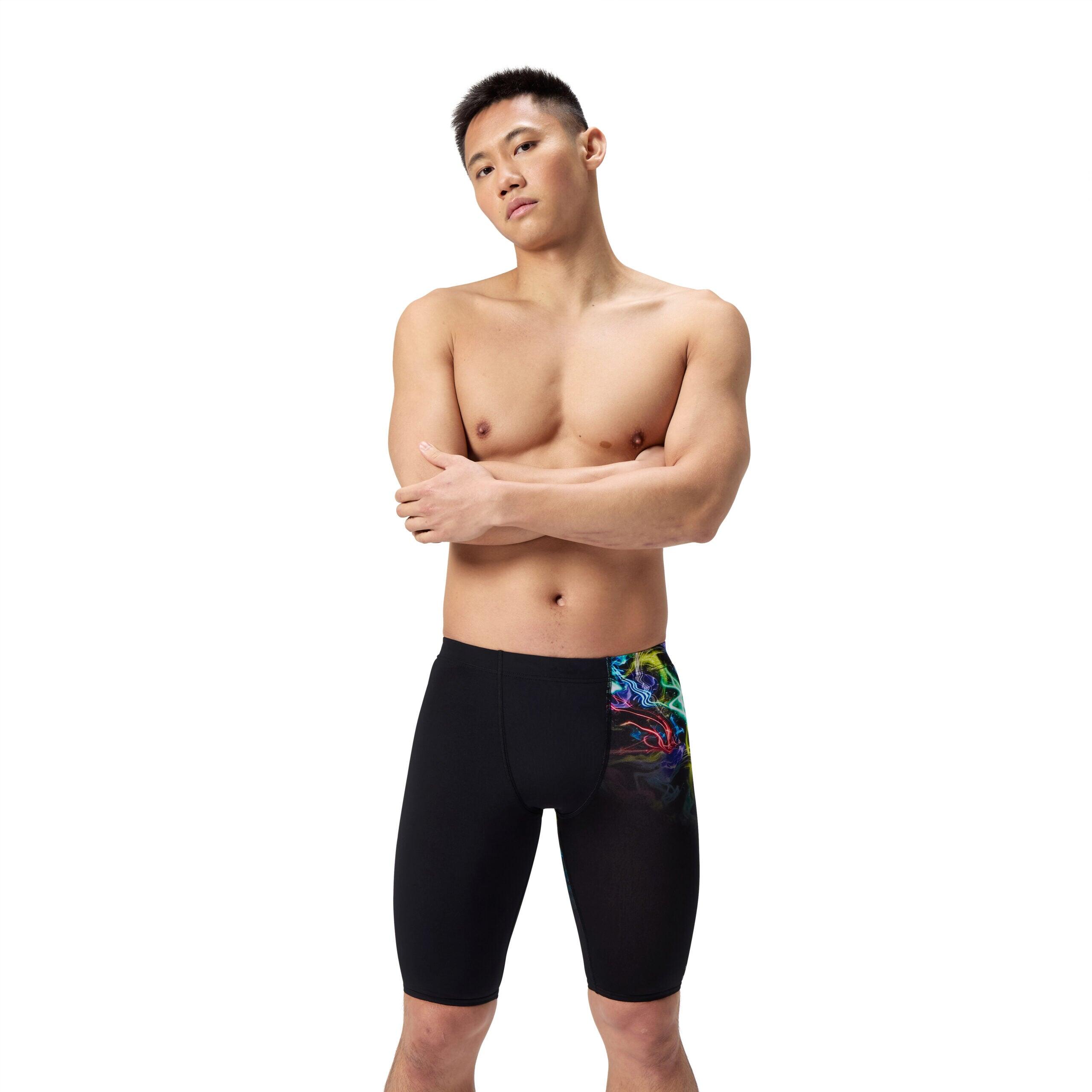 Spodenki pływackie męskie Speedo Ml Placement Printed Jammer Am
