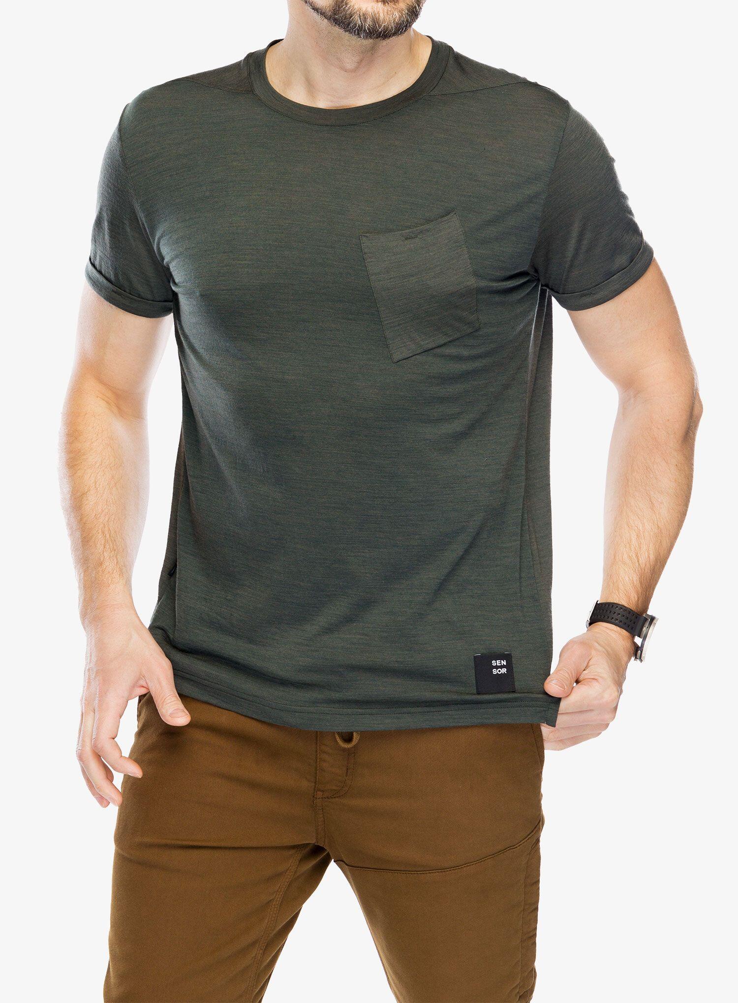 Koszulka merino męska Sensor Merino Air Traveller Tee