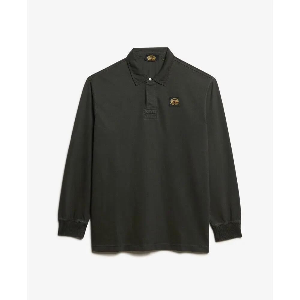 Koszulka polo z długim rękawem i kontrastowymi przeszyciami Superdry