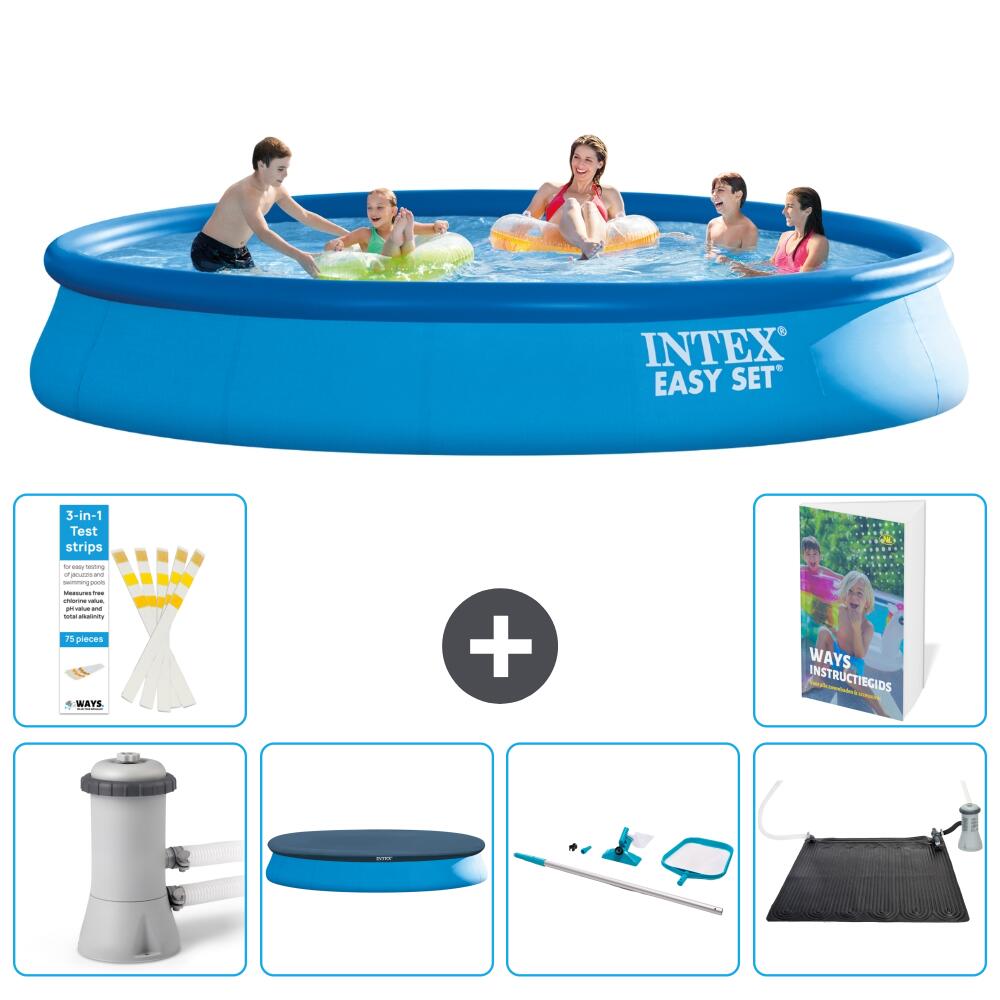 INTEX Basen Easy Set Okrągły - 457x84 cm - 7-częściowy S241