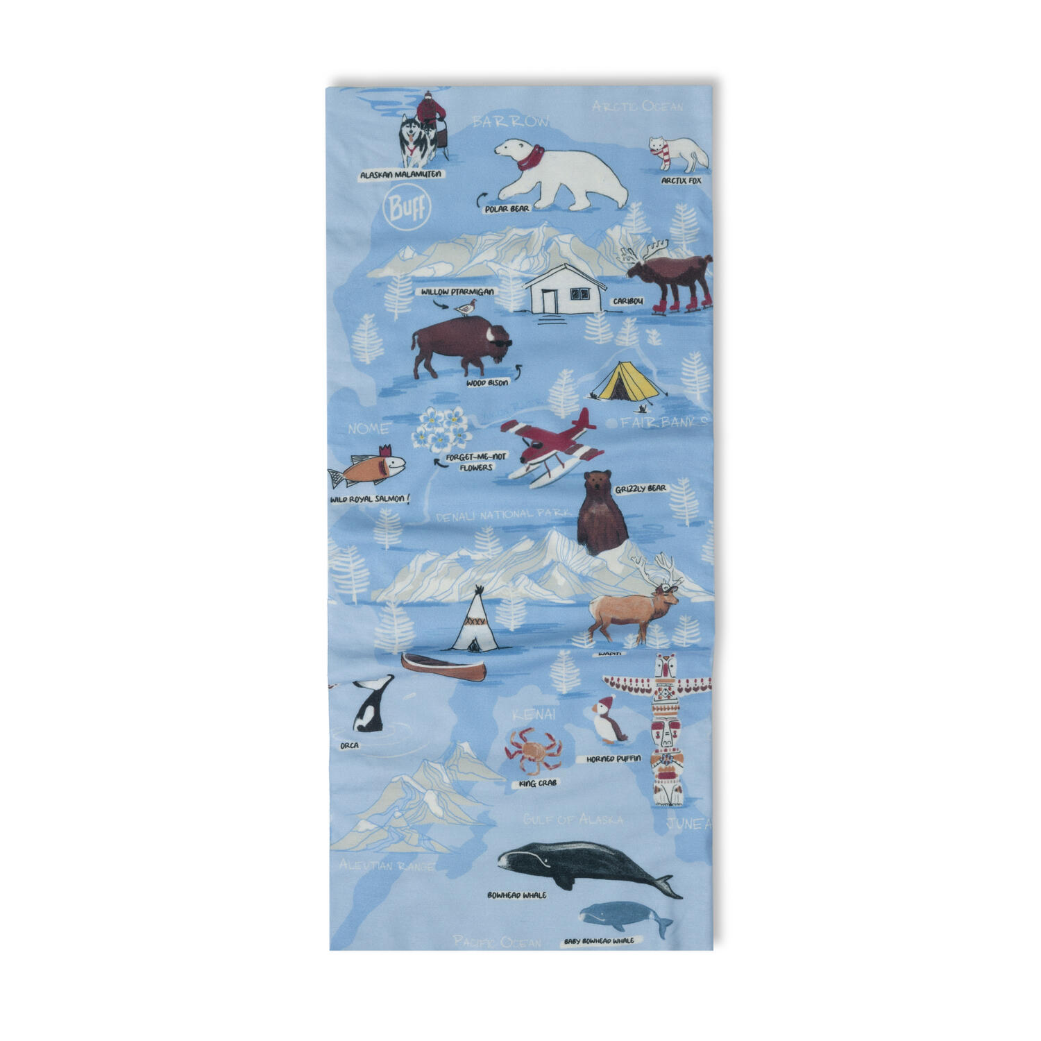 Bandana dziecięca BUFF ORIGINAL ECOSTRETCH IMUS WASHED