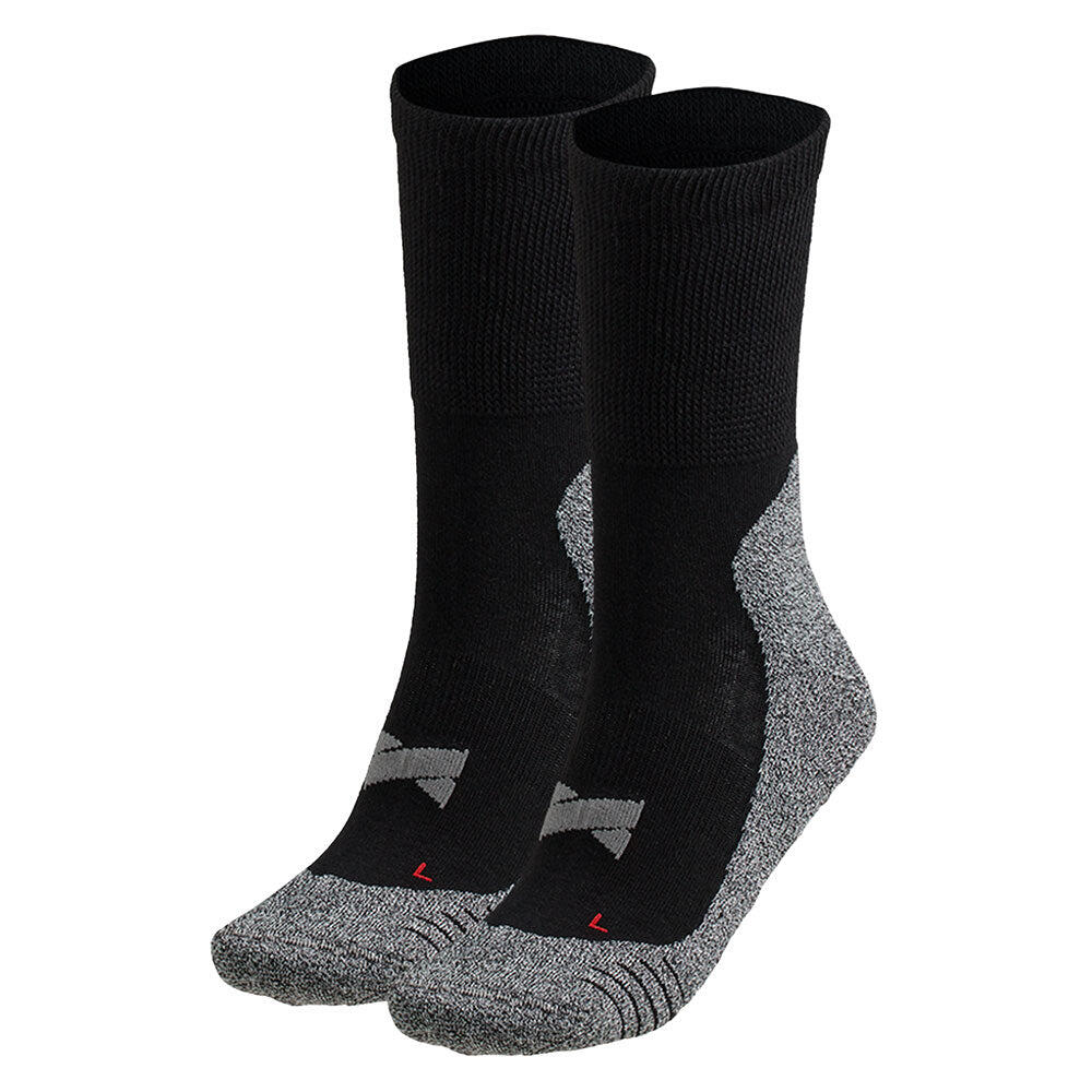 Skarpety turystyczne unisex - Multi czarne - 4 pary