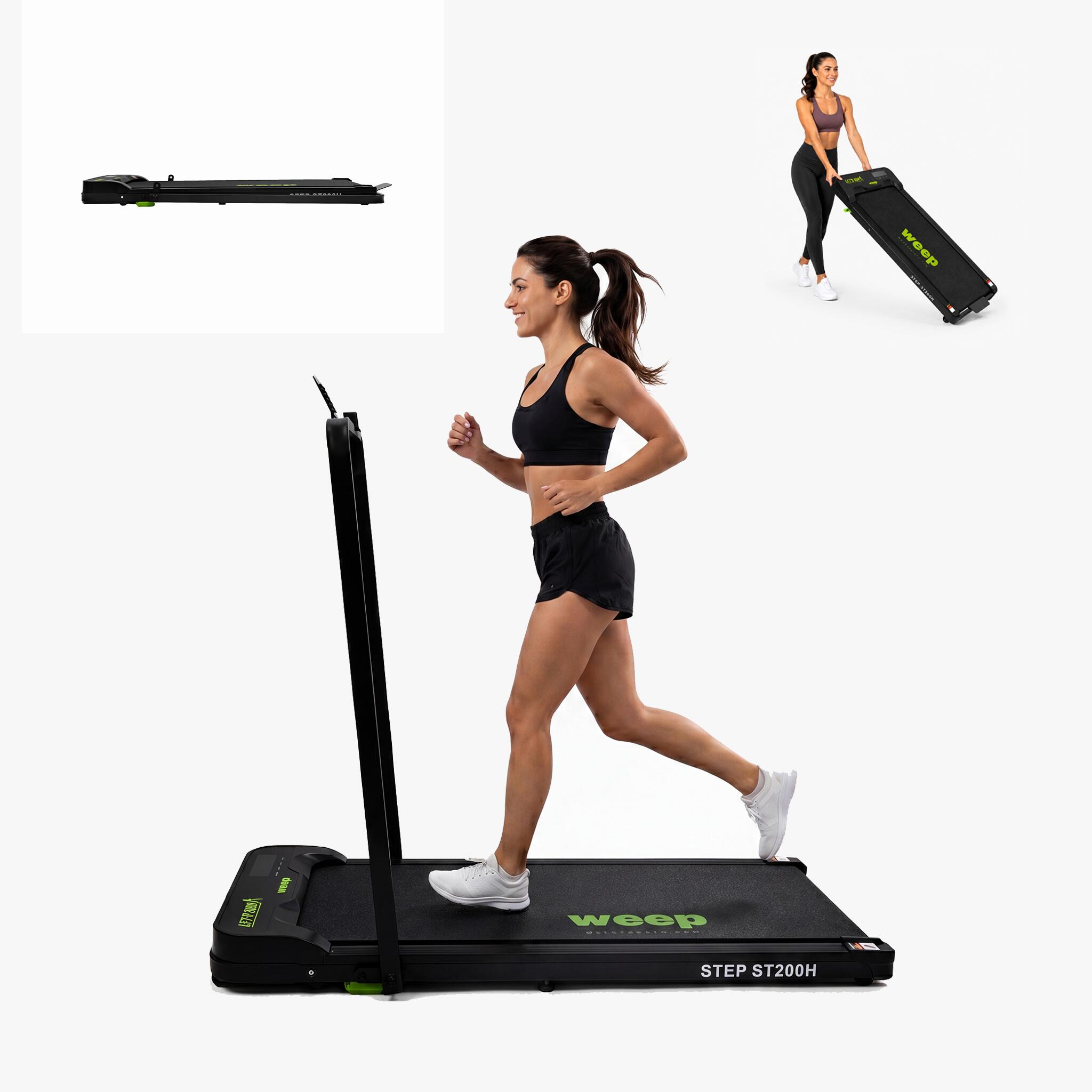 Bieżnia Elektryczna Składana pod Łóżko Biurko Weep STEP ST200H 2w1 Fit Show APP