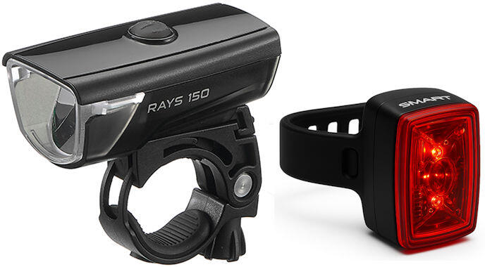 Smart Rays BL192W czołówka + Smart GEM tył USB 150 lm