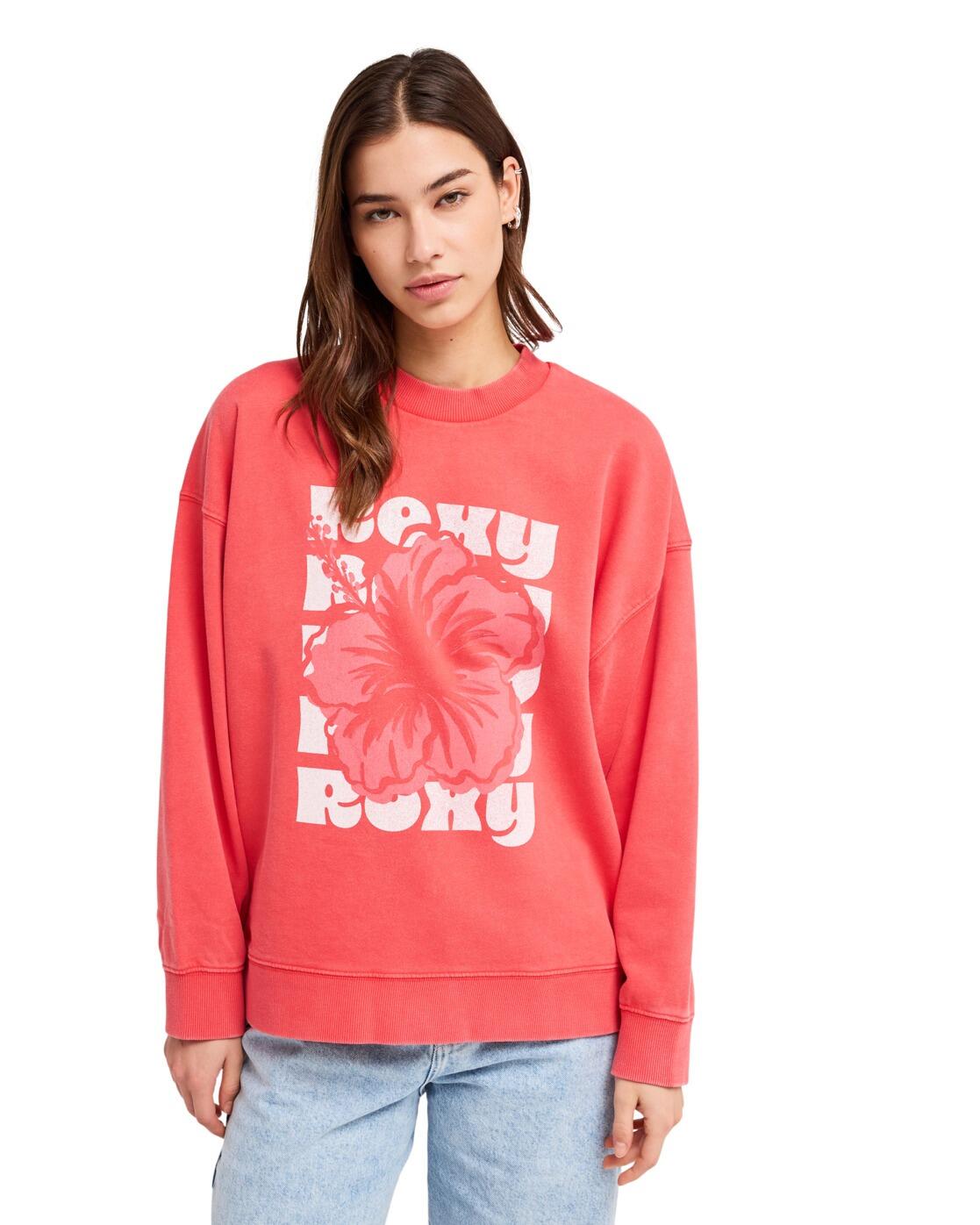 Bluza dla Kobiety LINEUP TERRY Czerwony