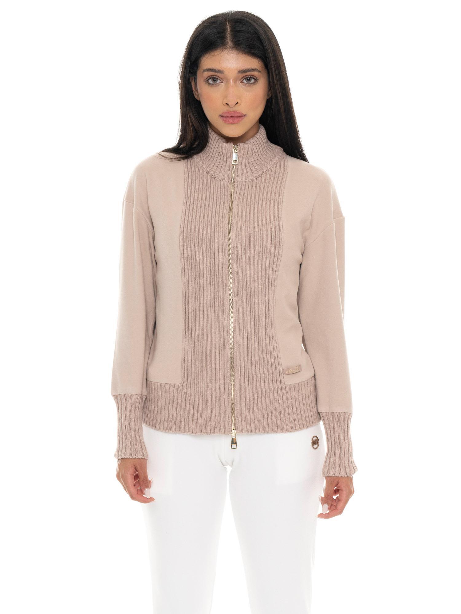 Bluza damska Leone 1947 Apparel Warm Touch na zamek z dzianiny na zimę