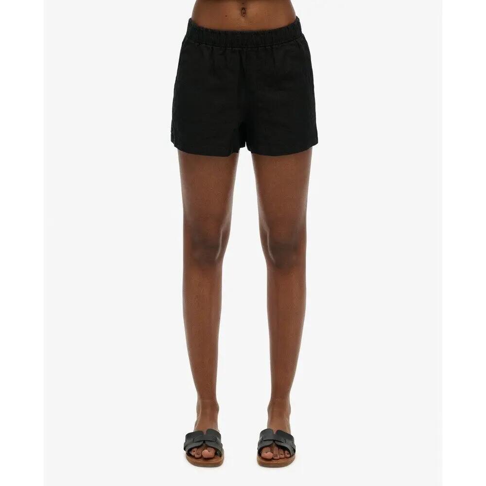 Lniane szorty damskie Superdry