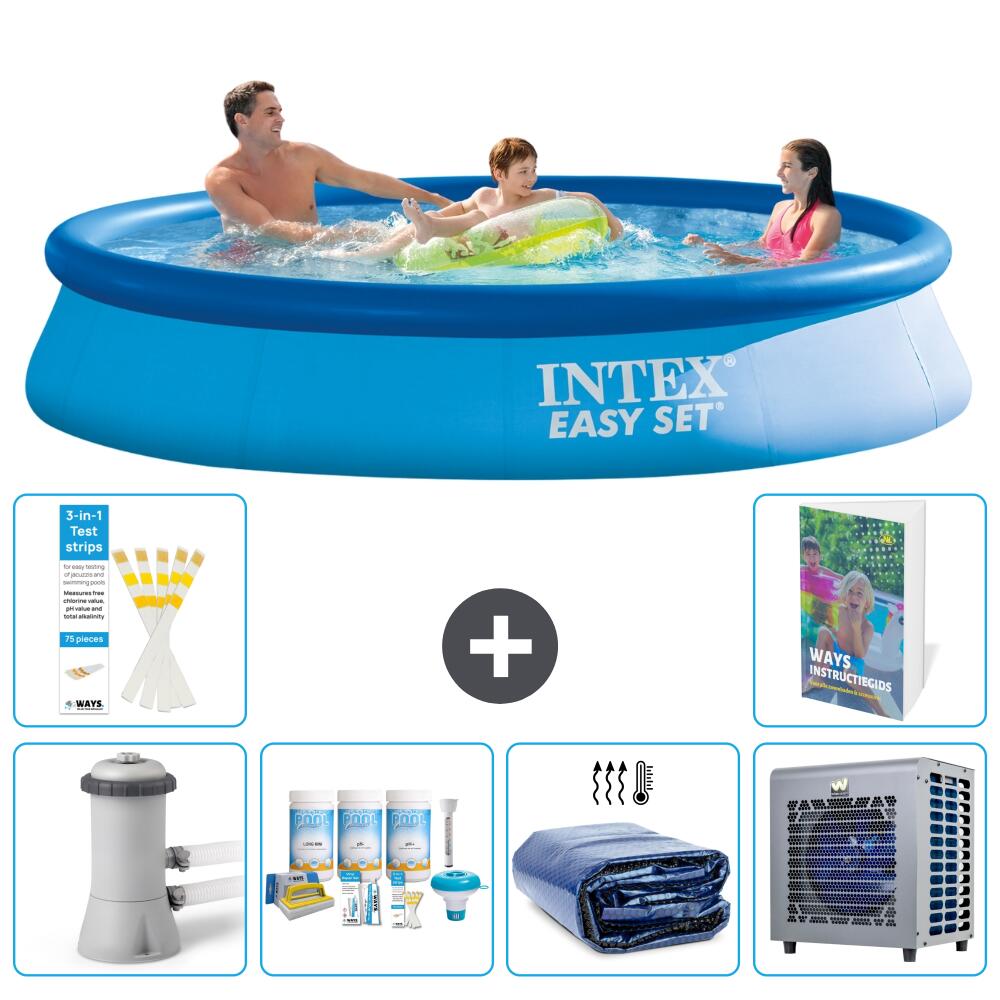 INTEX Basen Easy Set Okrągły - 366x76 cm - 7-częściowy S302