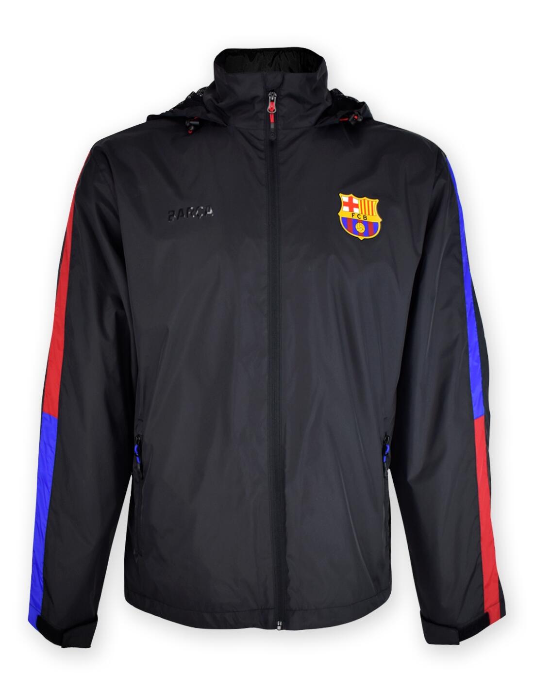 La giacca a vento nera del Barça