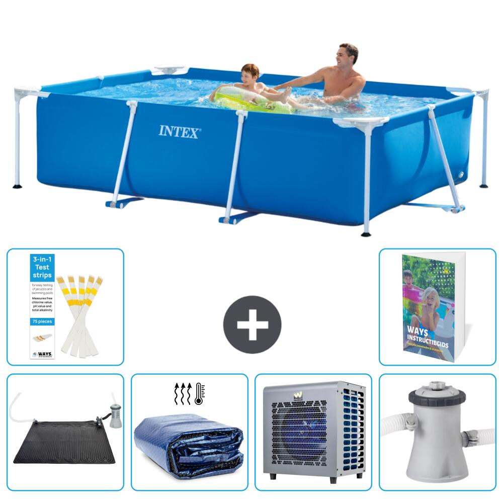 INTEX Basen ze stelażem Prostokątny - 260x160x65 cm - 7-częściowy S42