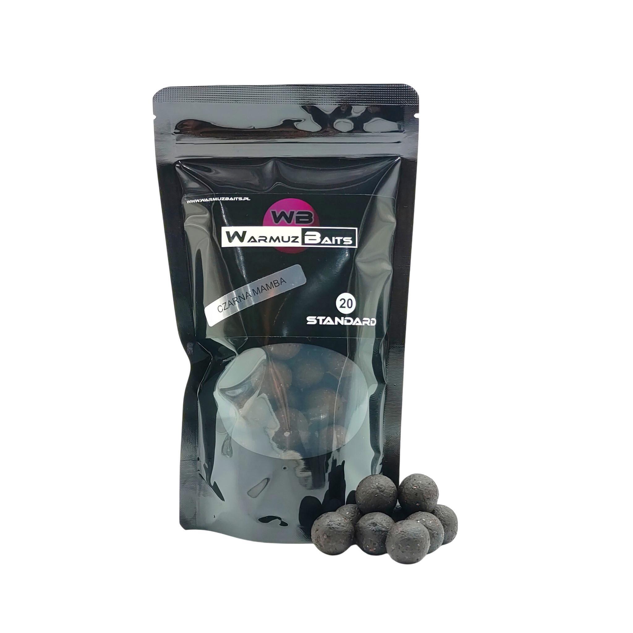 Kulki zanętowe 20mm Warmuz Baits Worek 250g CZARNA MAMBA 250g 20mm